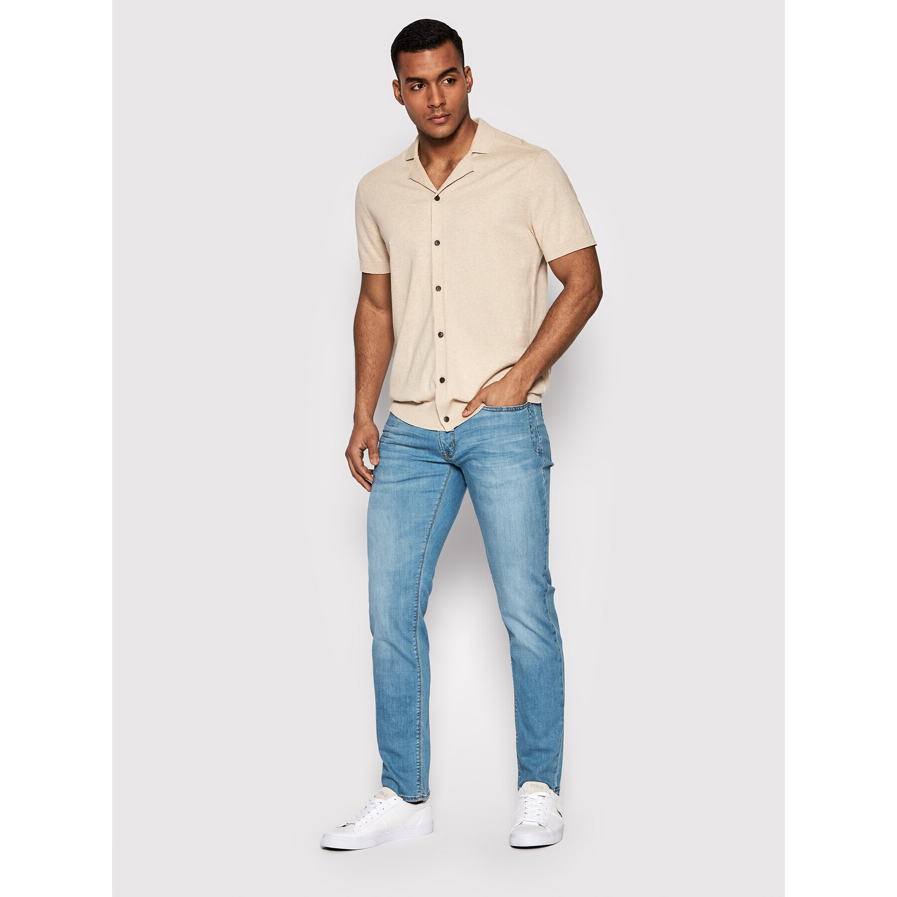 Pierre Cardin Jeansy 33110/000/7706 Modrá Slim Fit - Pepit.cz