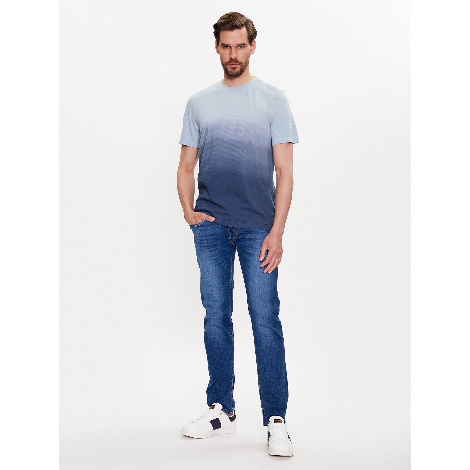 Pierre Cardin Jeansy 33110/000/8075 Modrá Slim Fit - Pepit.cz