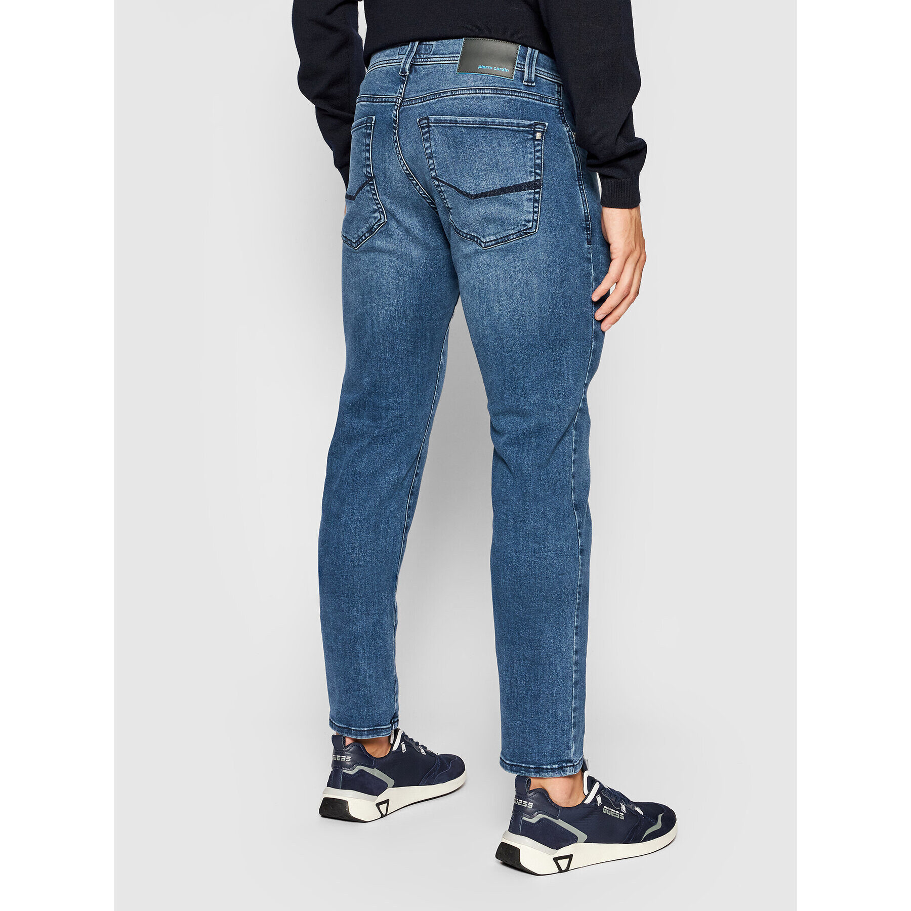 Pierre Cardin Jeansy 3451/000/8820 Tmavomodrá Tapered Fit - Pepit.cz