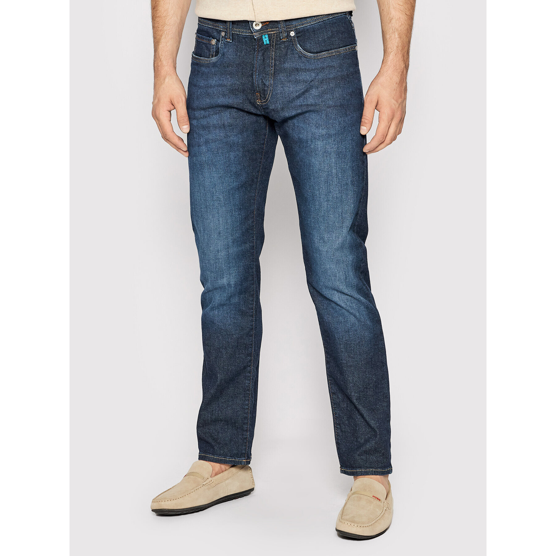 Pierre Cardin Jeansy 34510/000/8006 Tmavomodrá Lyon Tapered Fit - Pepit.cz