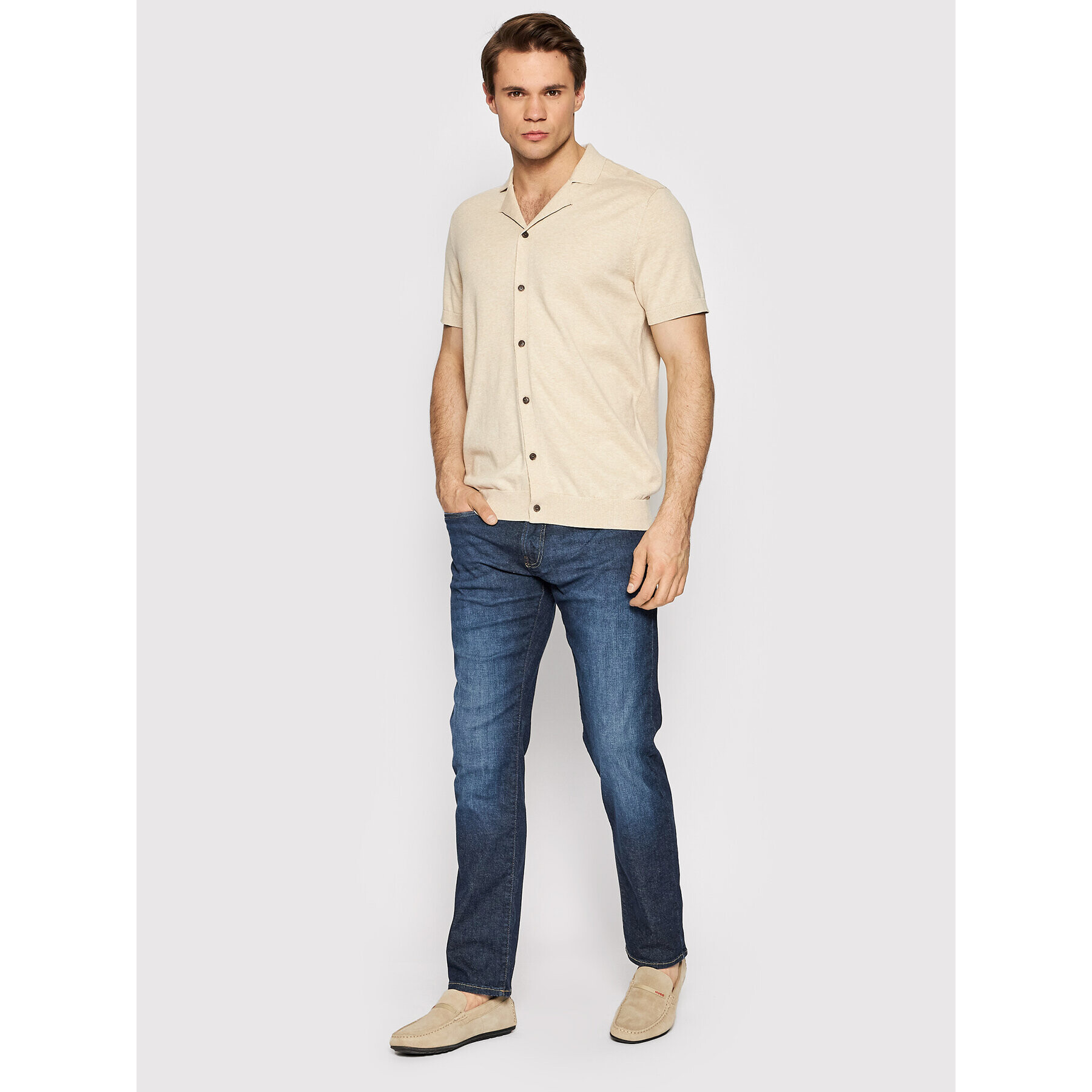 Pierre Cardin Jeansy 34510/000/8006 Tmavomodrá Lyon Tapered Fit - Pepit.cz