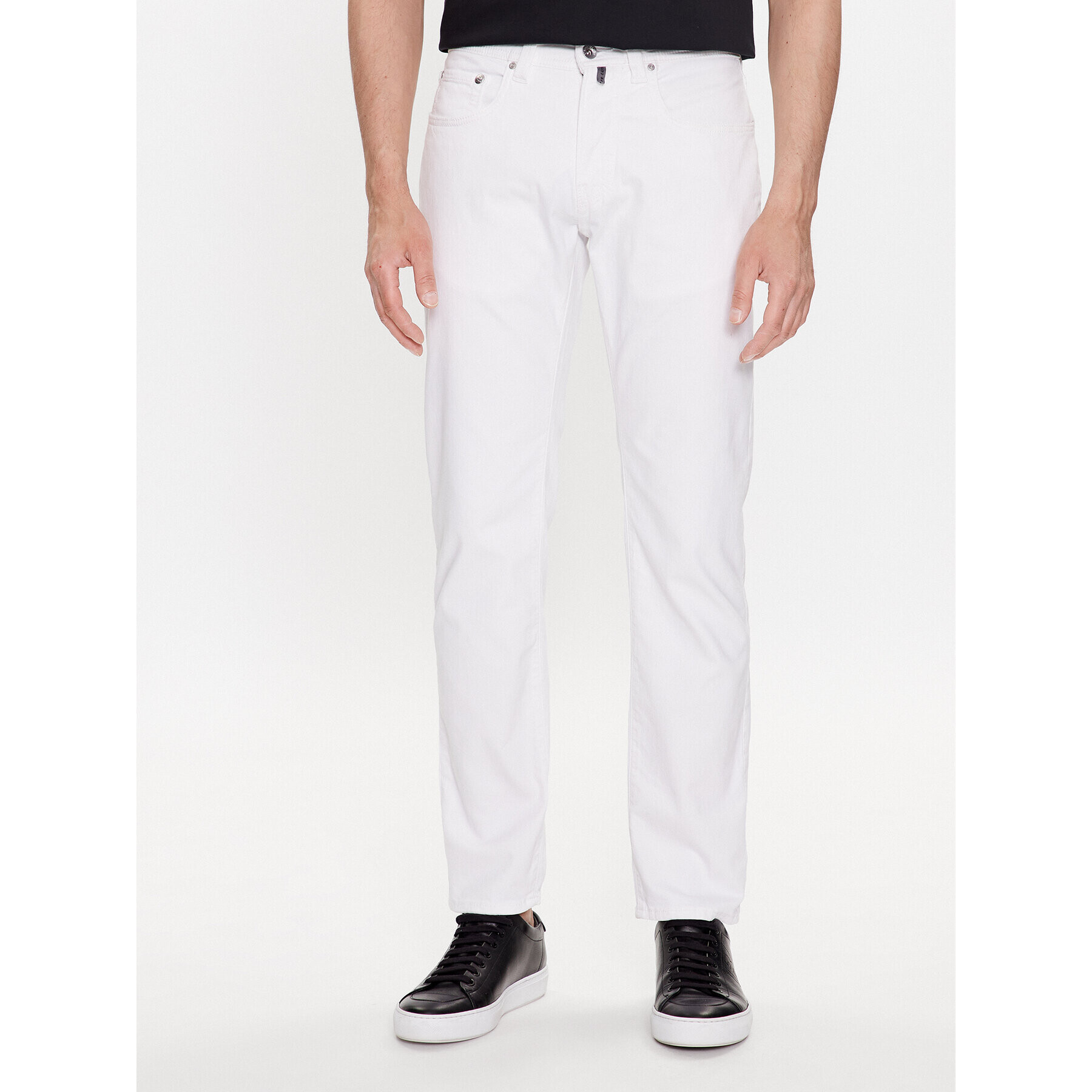 Pierre Cardin Jeansy 34510/000/8066 Bílá Tapered Fit - Pepit.cz