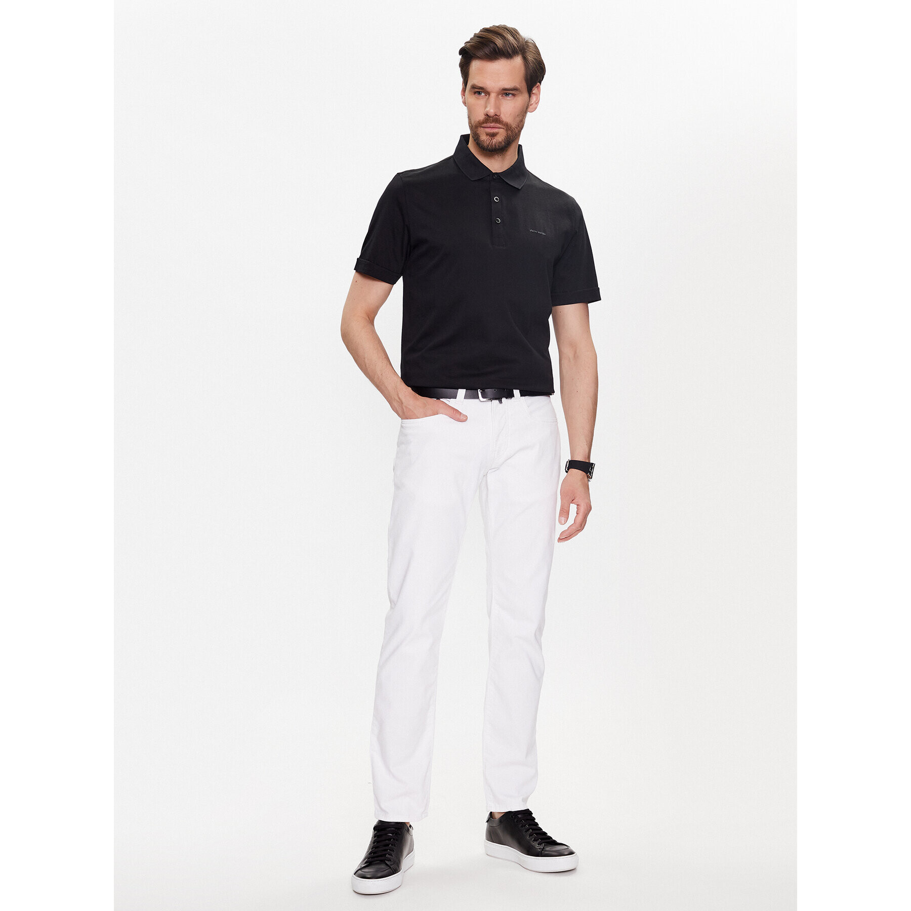 Pierre Cardin Jeansy 34510/000/8066 Bílá Tapered Fit - Pepit.cz