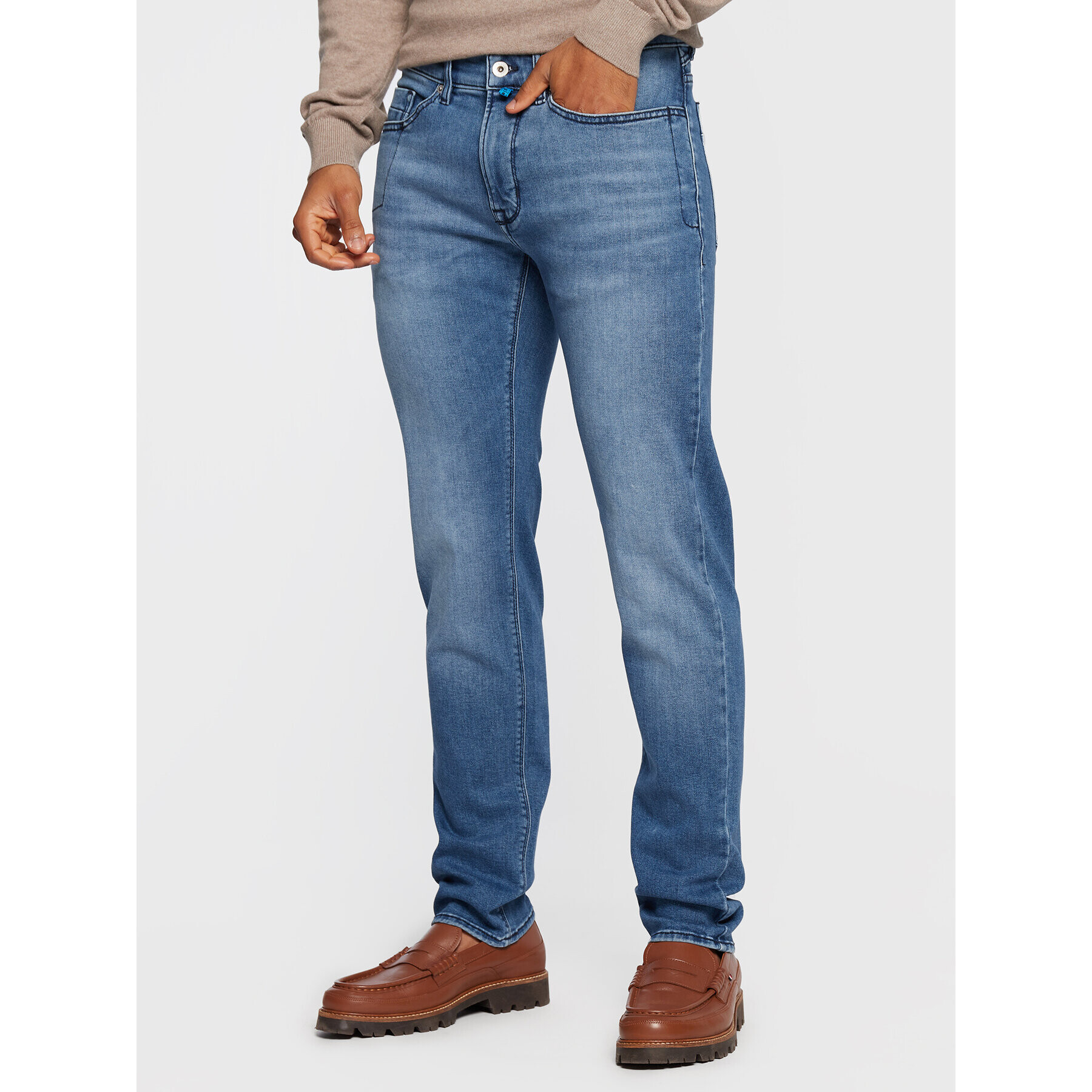 Pierre Cardin Jeansy C7 33110/000/7708 Modrá Slim Fit - Pepit.cz