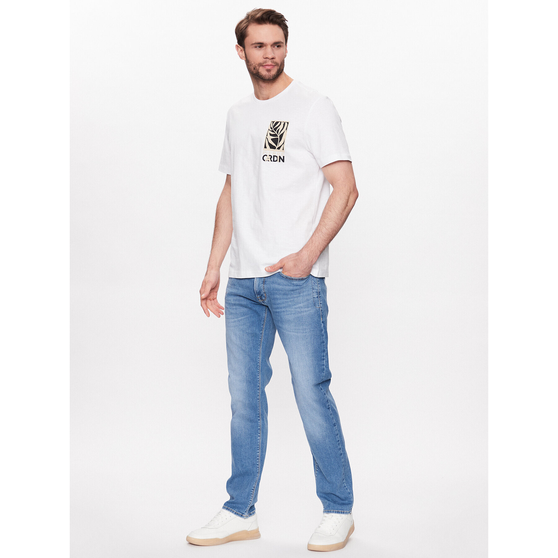 Pierre Cardin Jeansy C7 33110/000/8075 Modrá Slim Fit - Pepit.cz