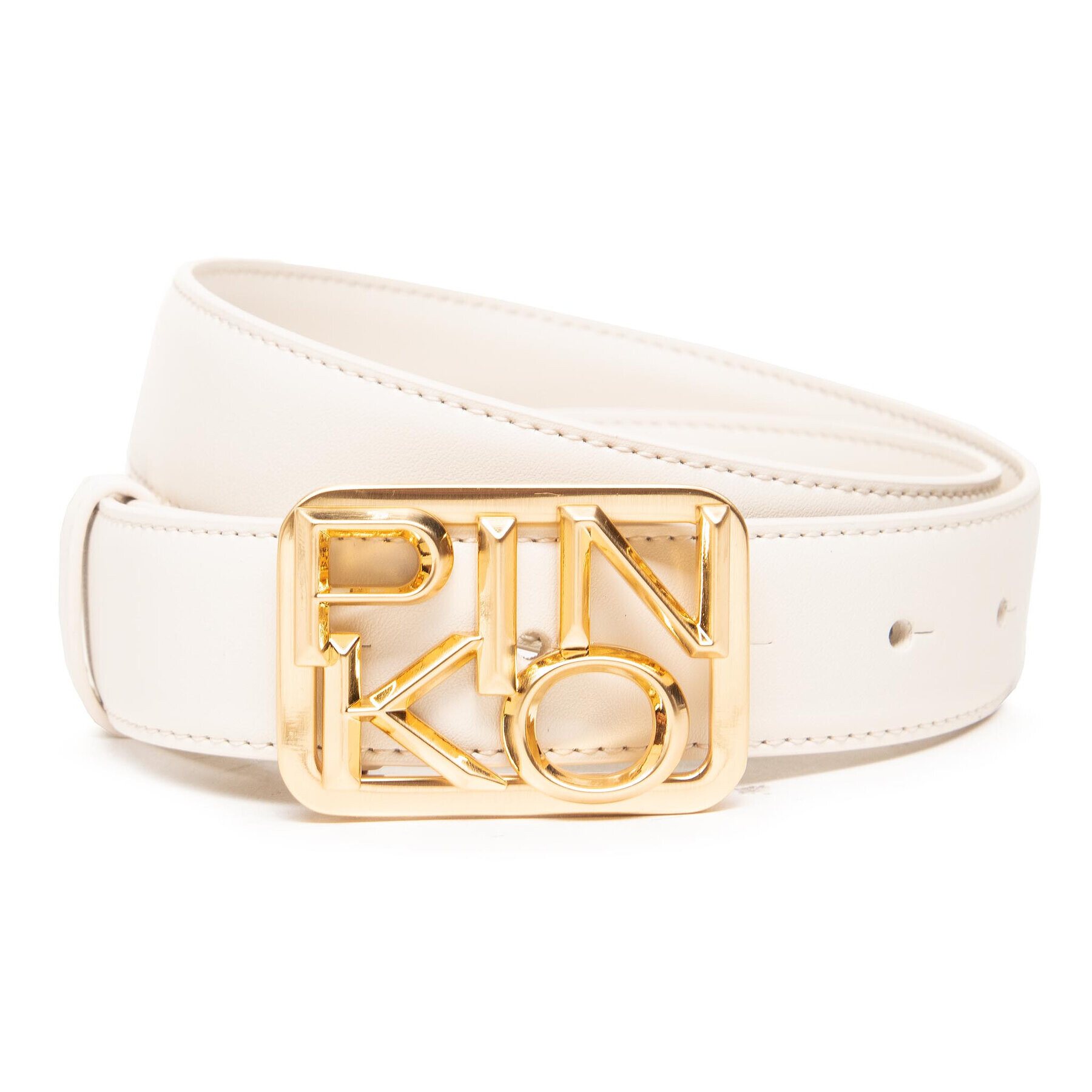 Pinko Dámský pásek Anthea Simply Belt PE 21 PLT01 1H20VV Y6XF Bílá - Pepit.cz