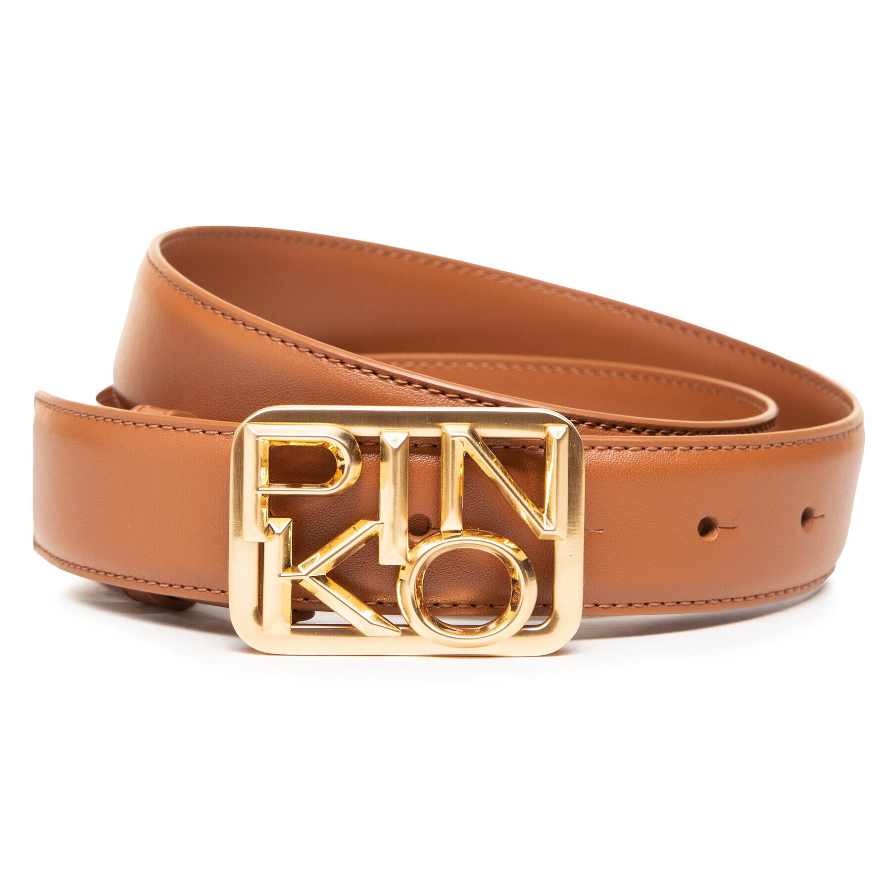 Pinko Dámský pásek Anthea Simply Belt PE 21 PLT01 1H20VV Y6XF Hnědá - Pepit.cz