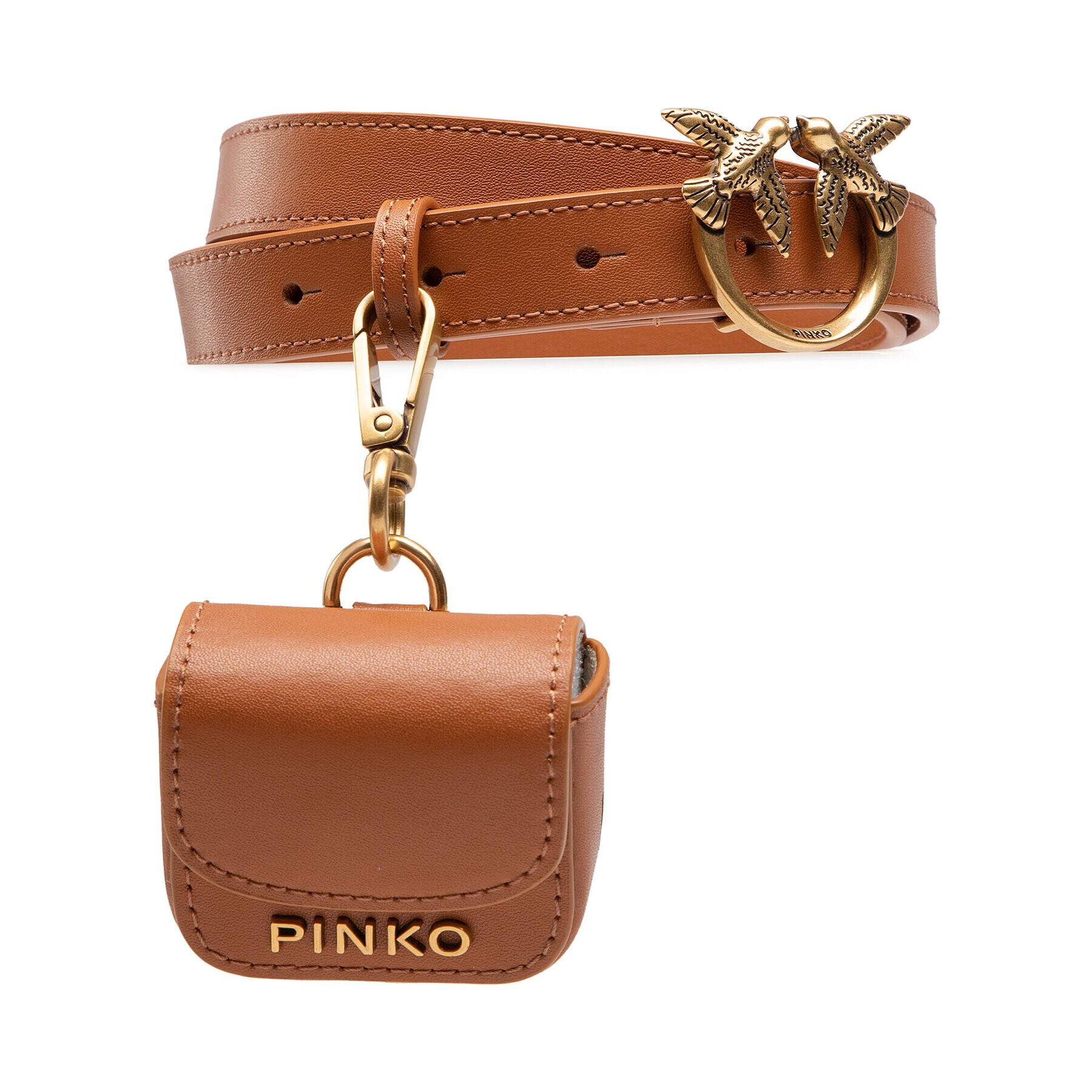 Pinko Dámský pásek Brevis 1 H2 Belt AI 22-23 PLT01 1H2142 Y5H7 Hnědá - Pepit.cz