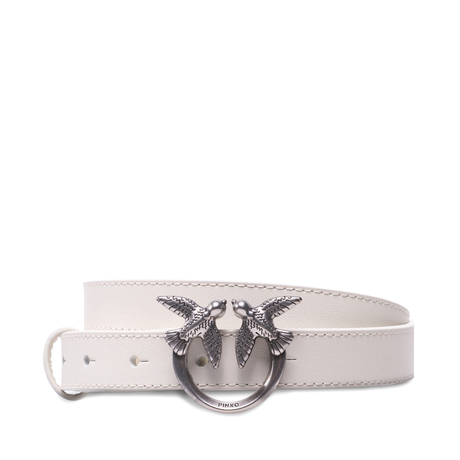 Pinko Dámský pásek Love Berry H2 Belt PE 23 PLT01 100143 A0F1 Bílá - Pepit.cz