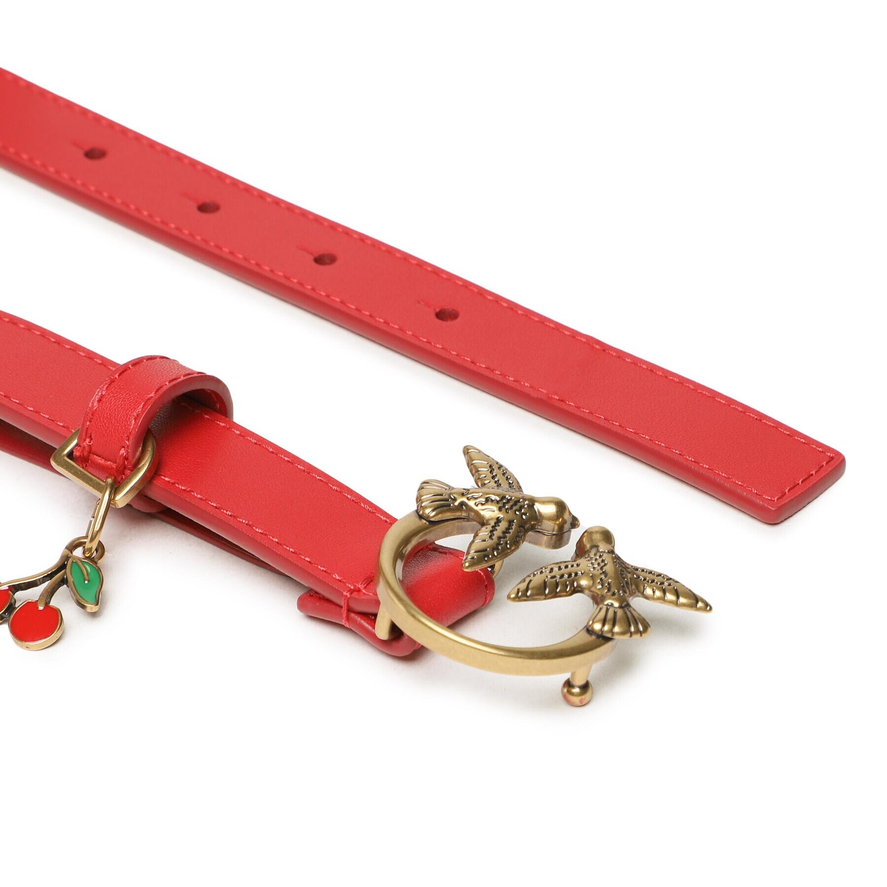 Pinko Dámský pásek Love Berry H2 Belt PE 23 PLT01 100143 A0R9 Červená - Pepit.cz