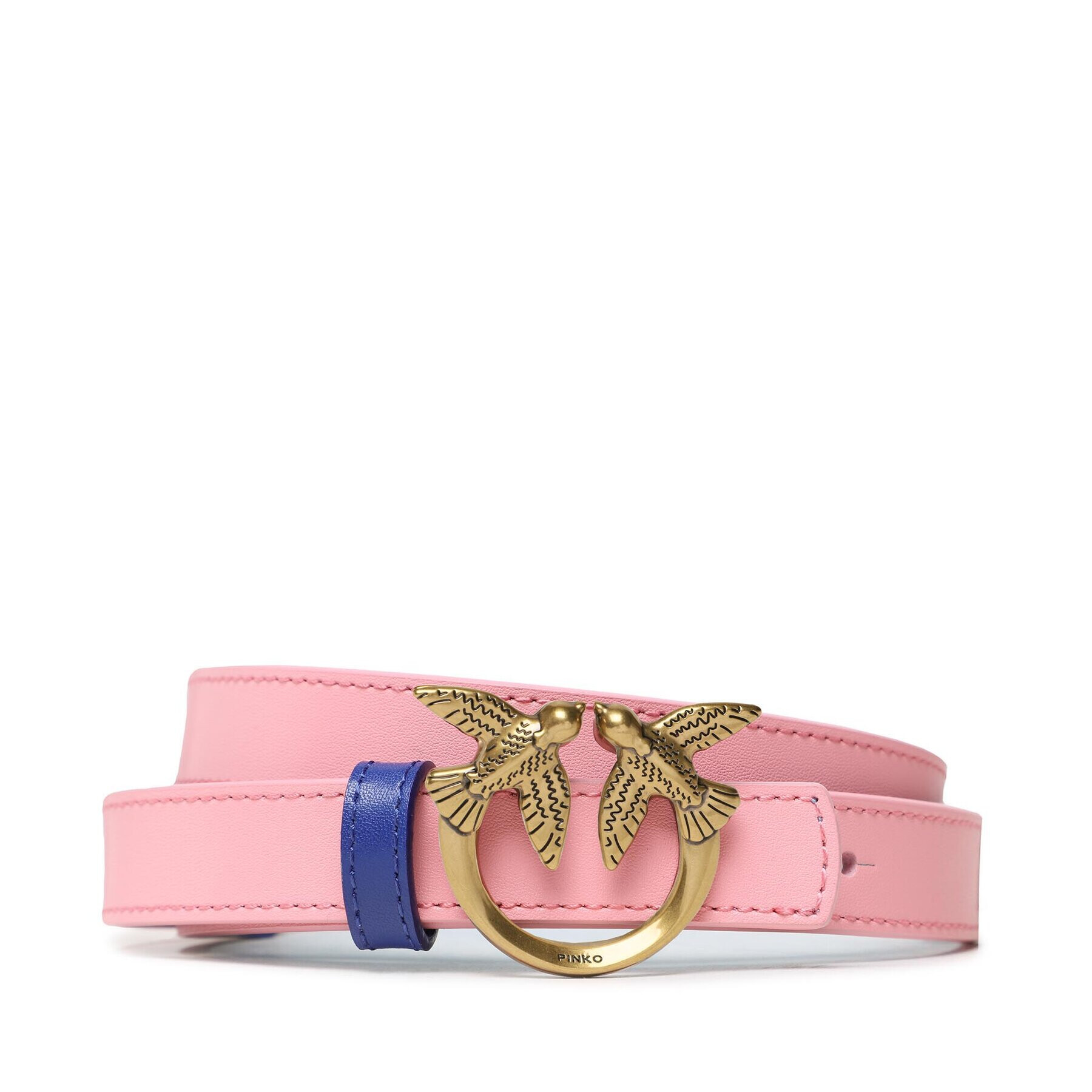 Pinko Dámský pásek Love Berry H2 Double Belt PE 23 PLT01 100870 A0F1 Modrá - Pepit.cz