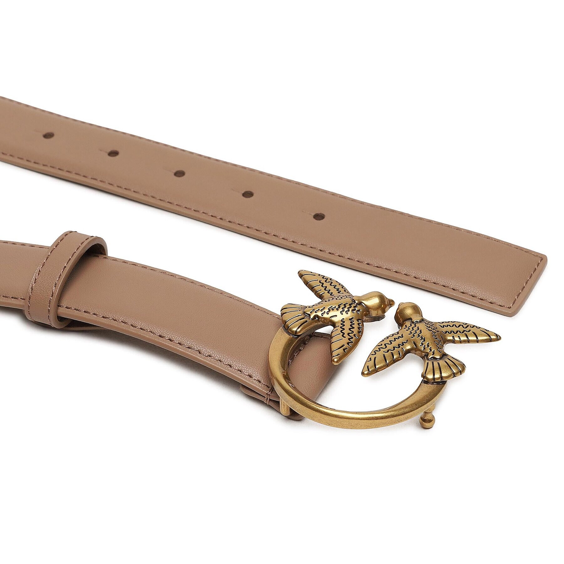 Pinko Dámský pásek Love Berry H3 Belt AL 23-24 PLT01 100125 A0F1 Hnědá - Pepit.cz