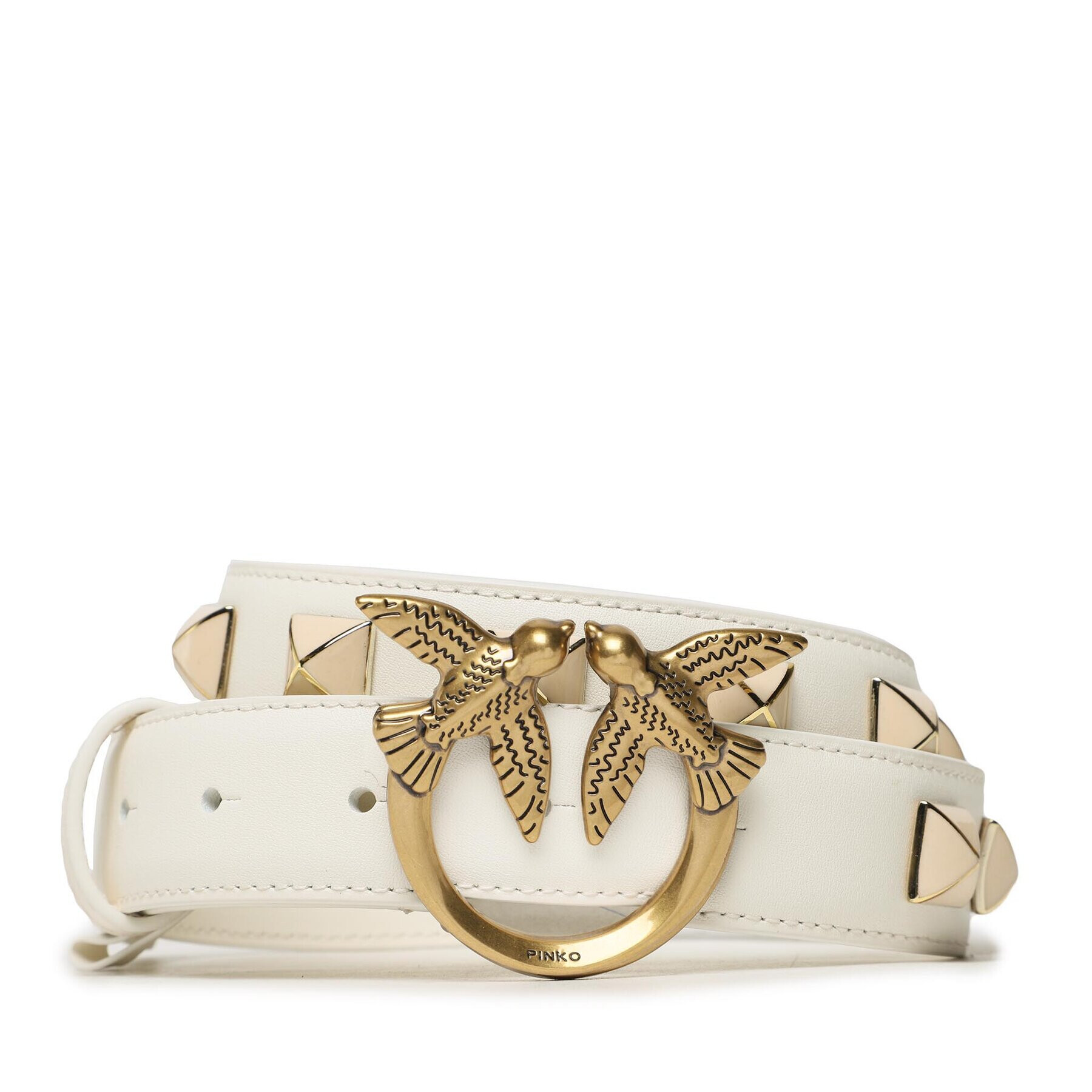 Pinko Dámský pásek Love Berry H3 Belt PE 23 PLT01 100125 A0R6 Bílá - Pepit.cz