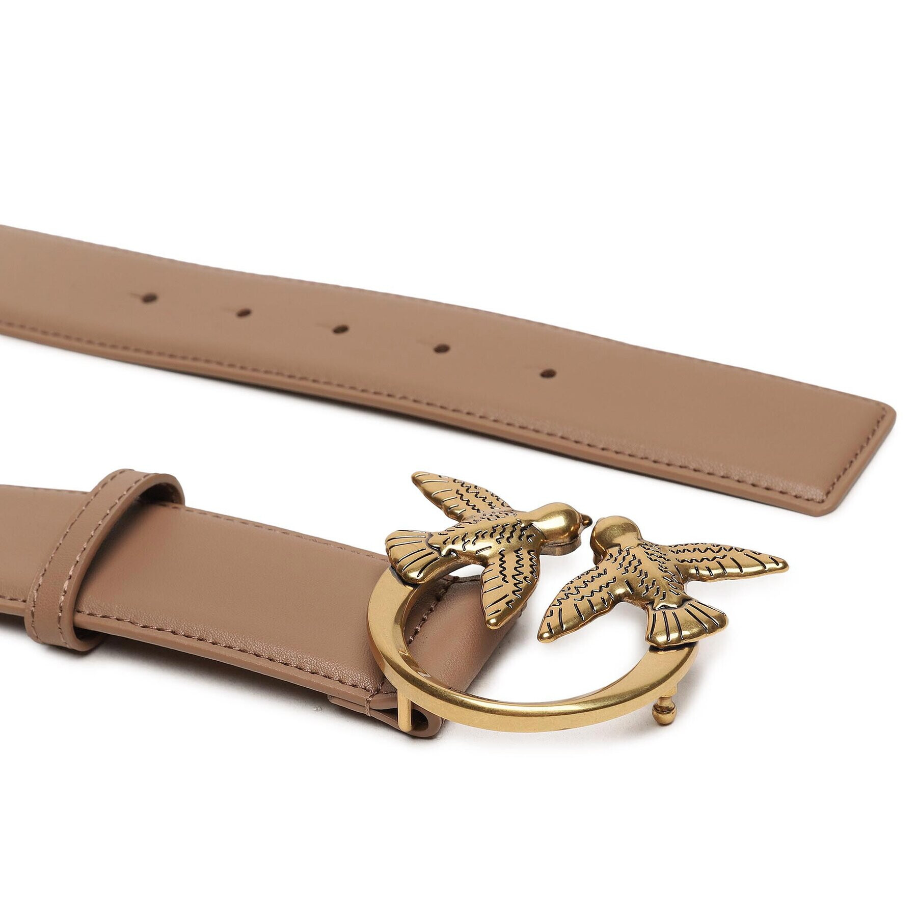 Pinko Dámský pásek Love Berry H4 Belt AI 23-23 PLT01 100120 A0F1 Hnědá - Pepit.cz