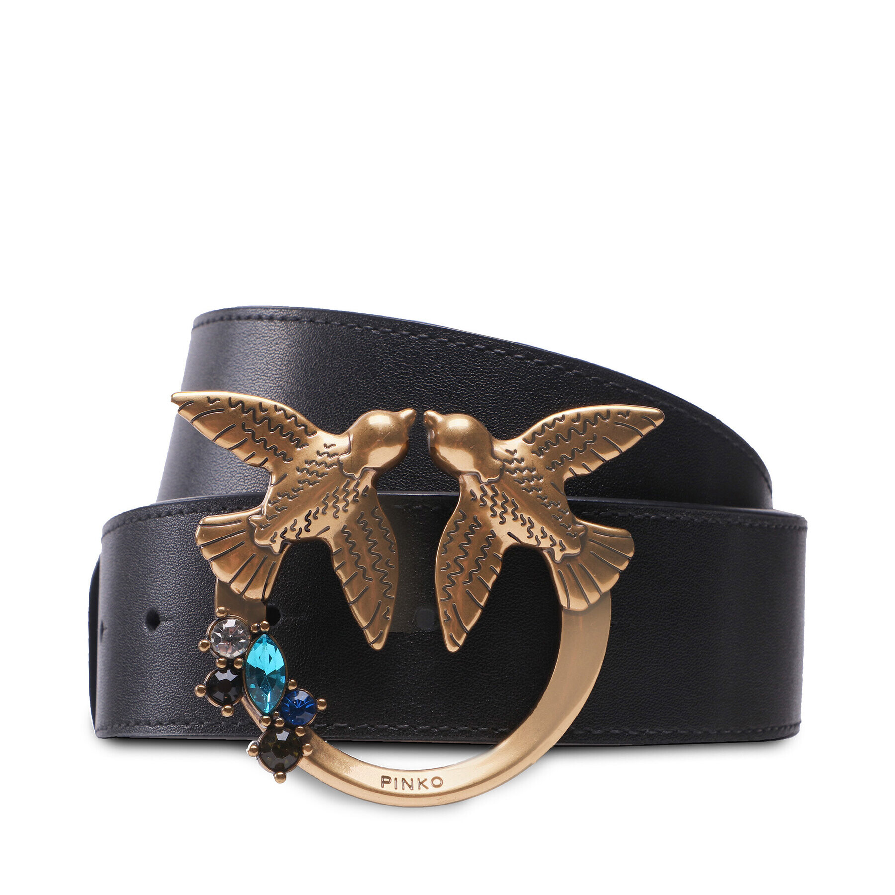 Pinko Dámský pásek Love Berry H4 Belt PE 23 PLT01 100120 A0J4 Černá - Pepit.cz