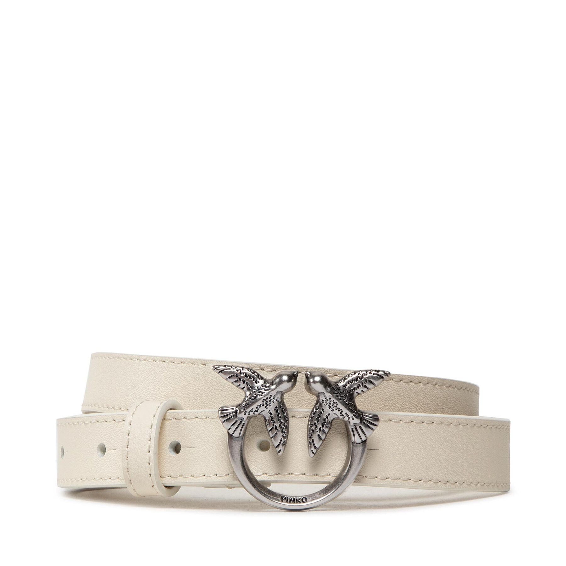 Pinko Dámský pásek Love Berry Simply H2 Belt AI 22-23 PLT01 1H212P Y5H7 Béžová - Pepit.cz