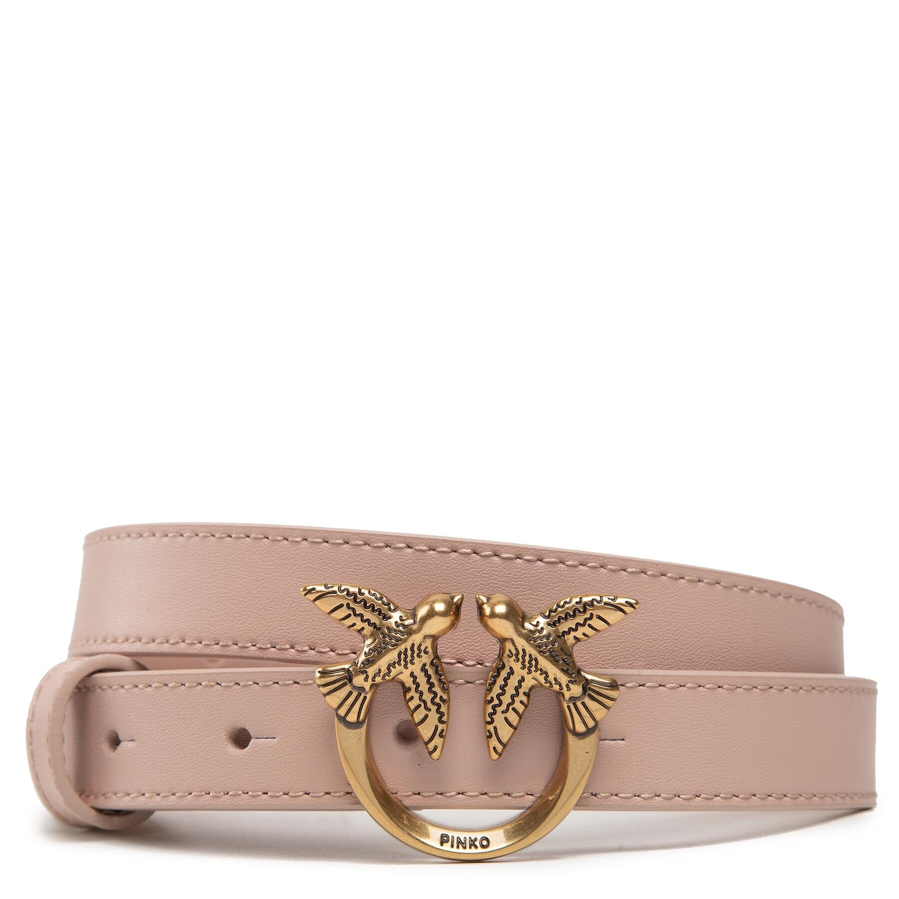 Pinko Dámský pásek Love Berry Simply H2 Belt AI22-23 PLT01 1H212P Y5H7 Růžová - Pepit.cz