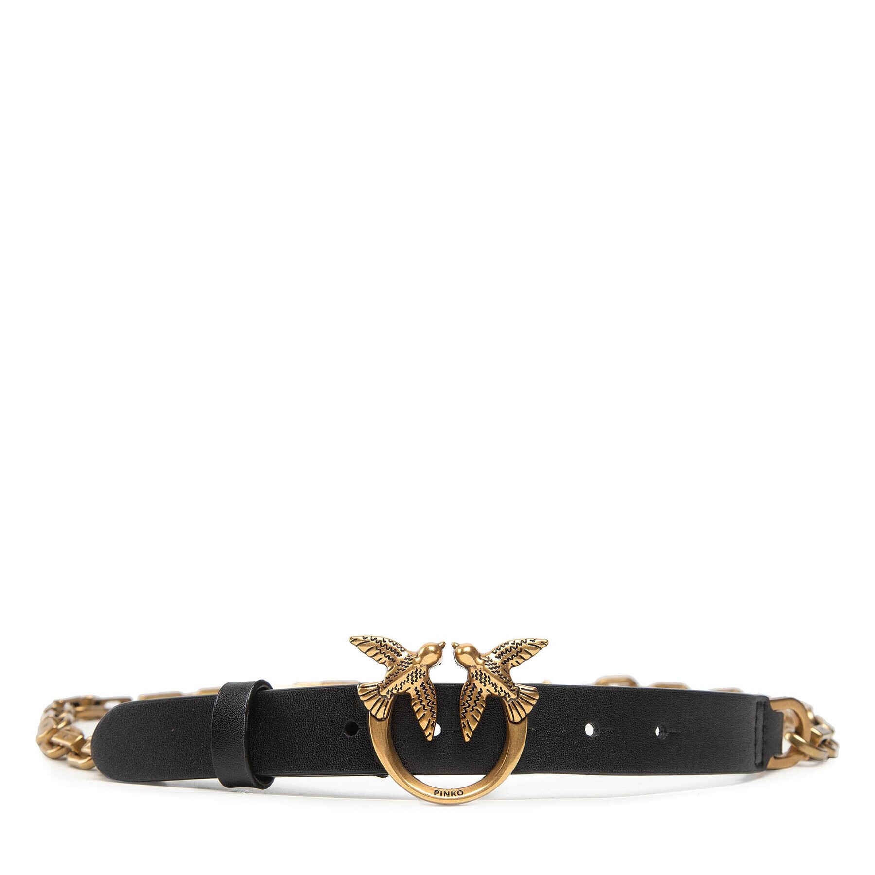 Pinko Dámský pásek Love Day Chain Simply H2 Belt AI 22-23 PLT01 1H212Y Y5H7 Černá - Pepit.cz