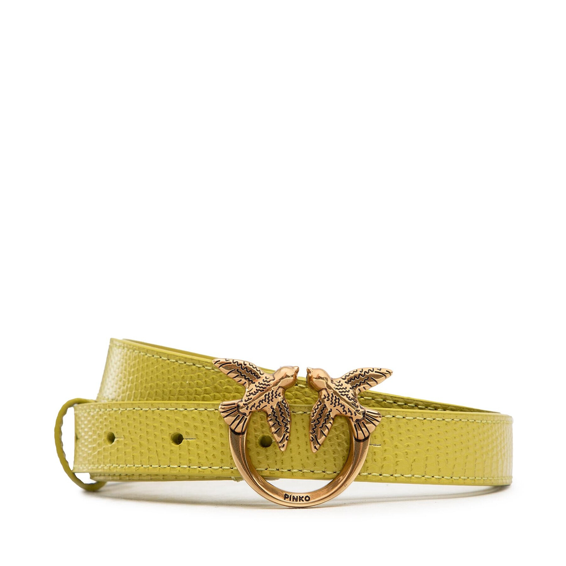 Pinko Dámský pásek Love Lizard H2 Belt AI 22-23 PLT01 1H213U A041 Zelená - Pepit.cz