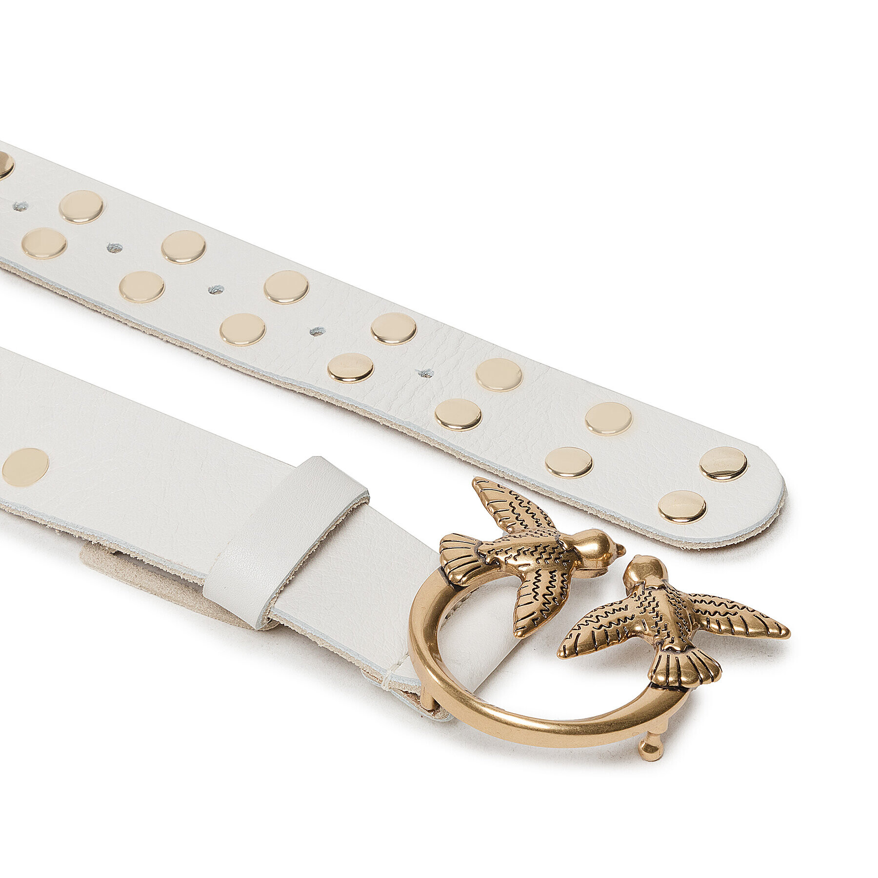 Pinko Dámský pásek Love Puzzle Belt H3 20222 PLT01 1H2146.A086 Bílá - Pepit.cz