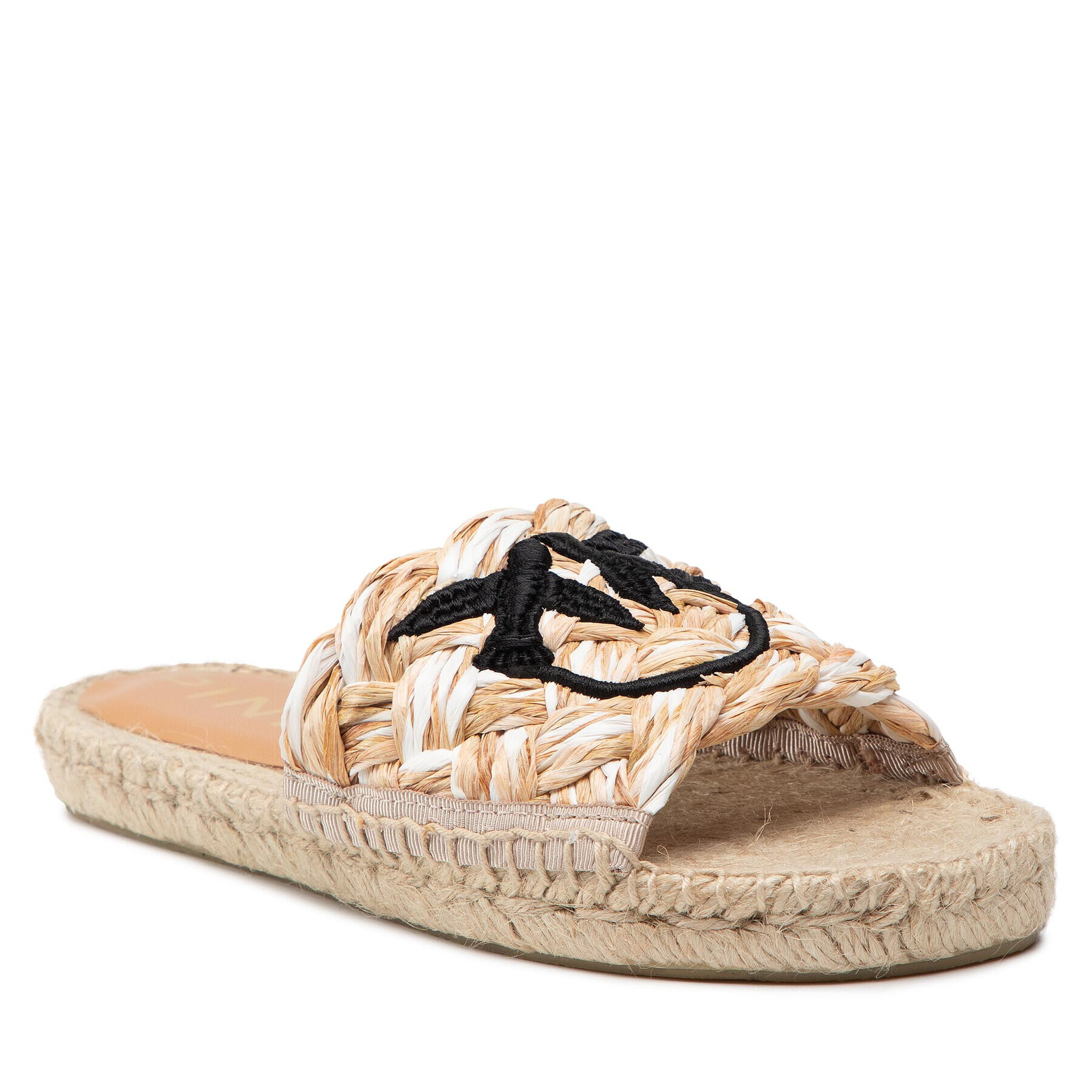 Pinko Espadrilky Greta Ciabatta PE 22 BLKS1 1H2115 Y866 Béžová - Pepit.cz