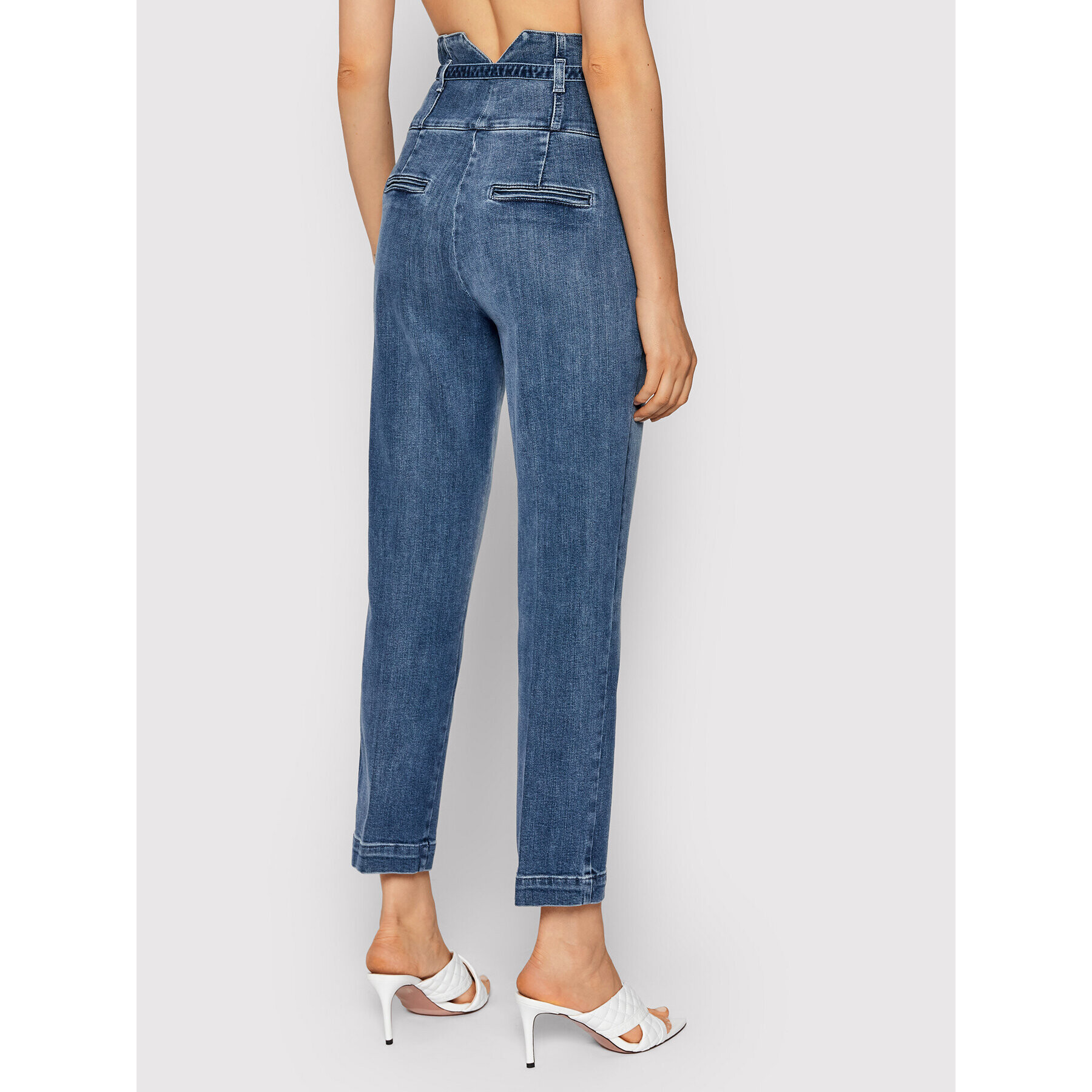 Pinko Jeansy Ariel 1J10QS Y78M Modrá Standard Fit - Pepit.cz