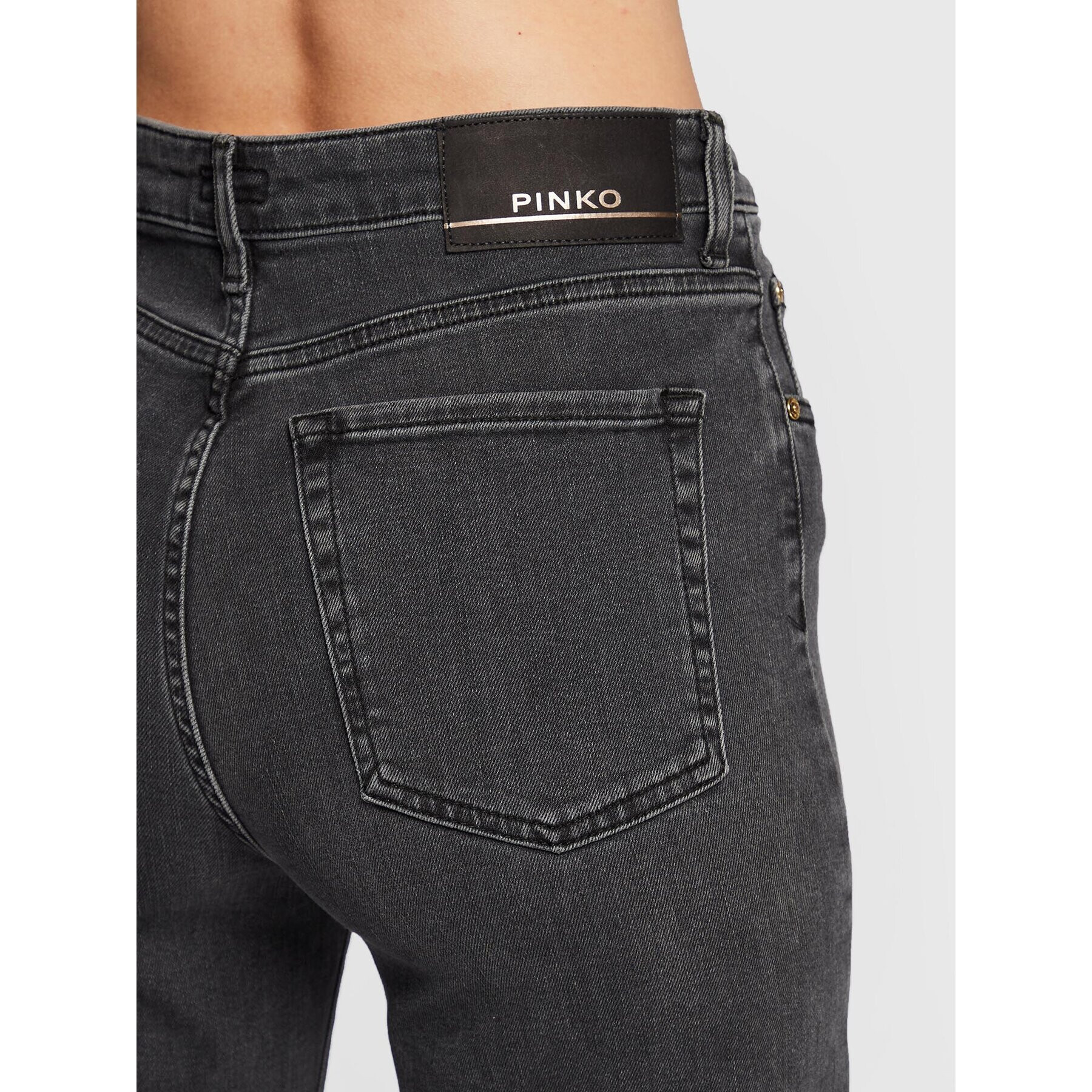 Pinko Jeansy Flavia 1J10ZY A04W Šedá Regular Fit - Pepit.cz