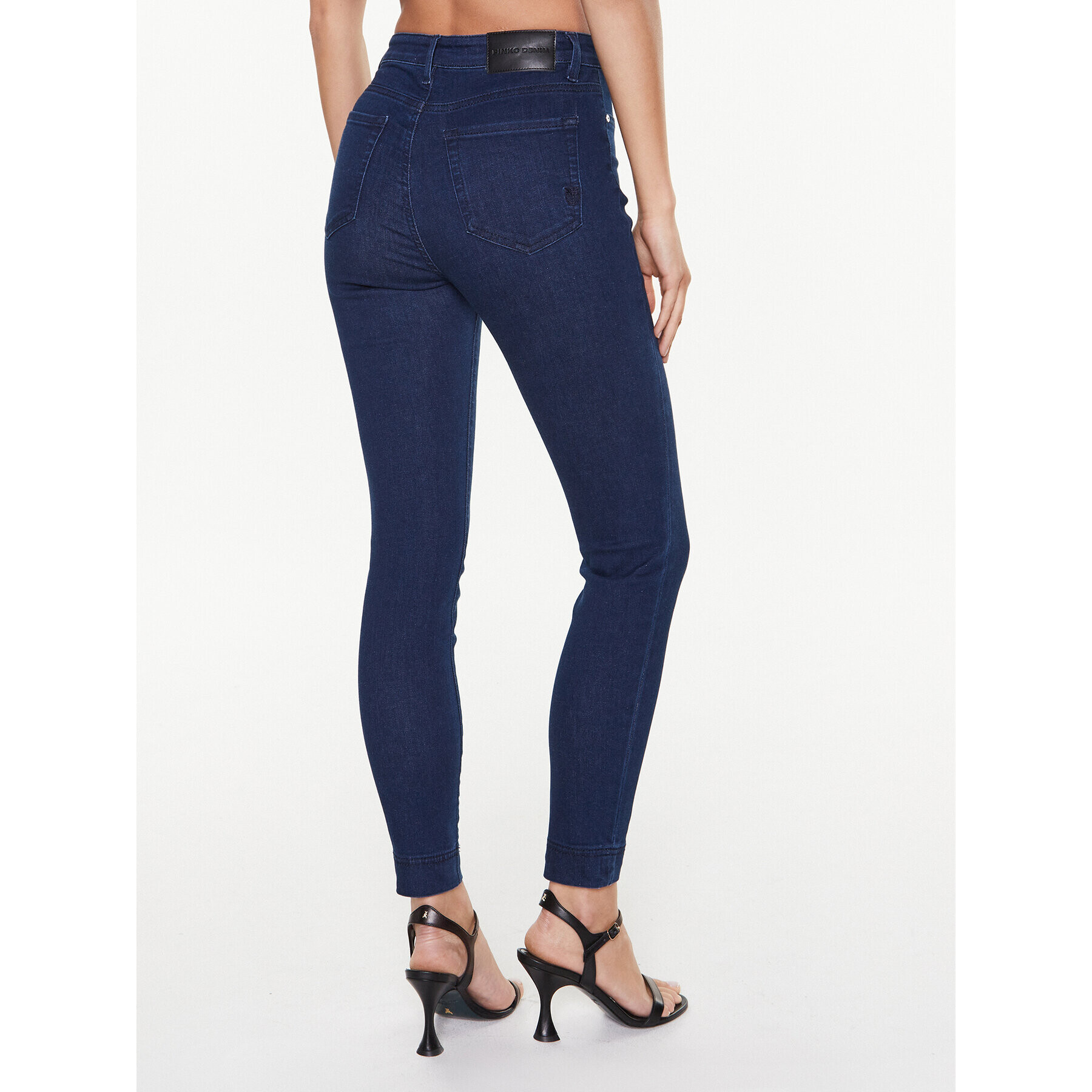 Pinko Jeansy Judith 100622 A0FE Tmavomodrá Slim Fit - Pepit.cz