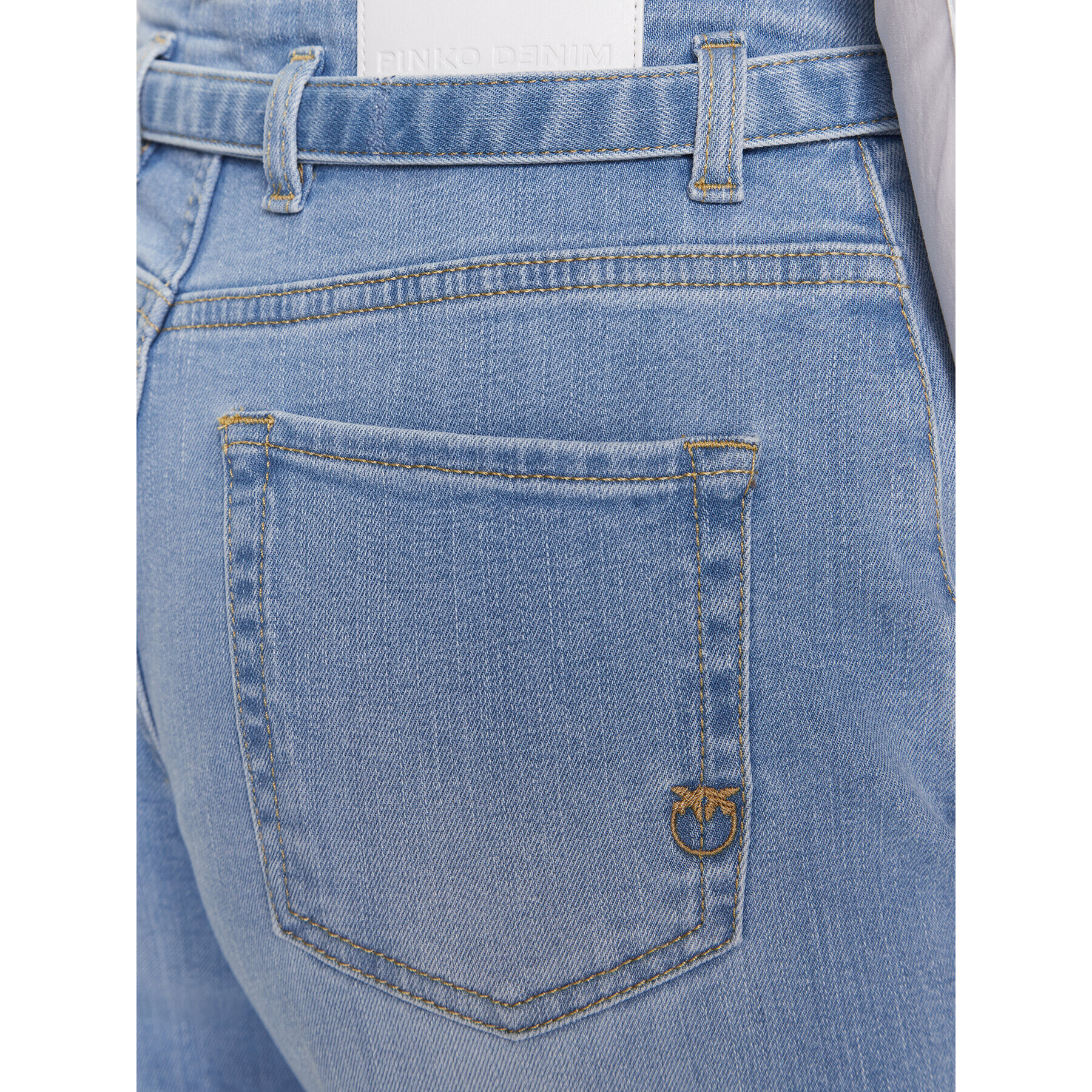 Pinko Jeansy Peggy 100168 A0FS Modrá Regular Fit - Pepit.cz