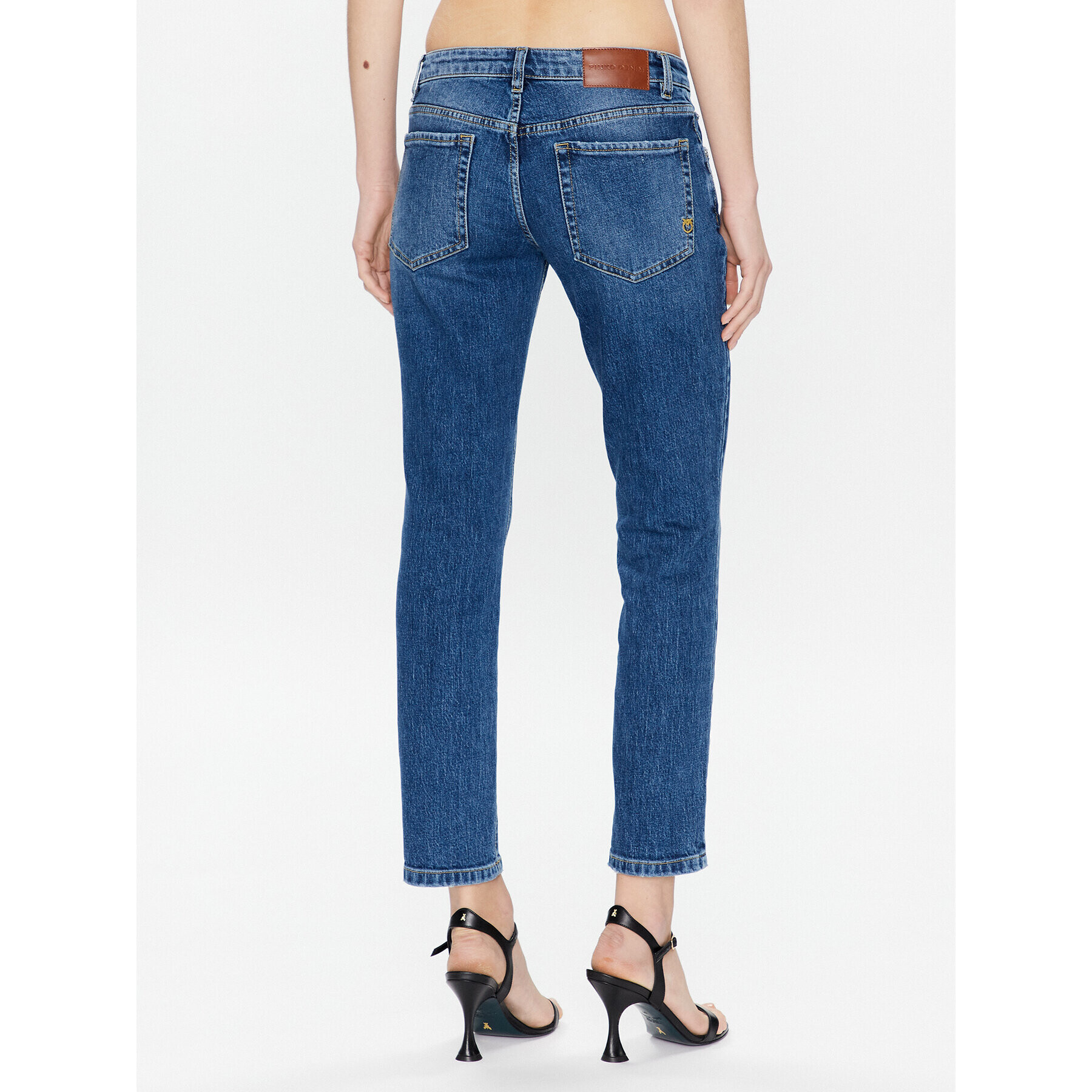 Pinko Jeansy Shakira 100322 A0G9 Modrá Slim Fit - Pepit.cz