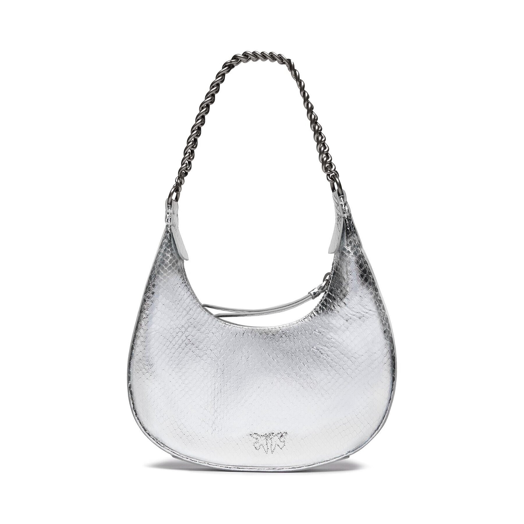 Pinko Kabelka Brioche Hobo Mini Al 23-24 PLTT 101433 A180 Stříbrná - Pepit.cz