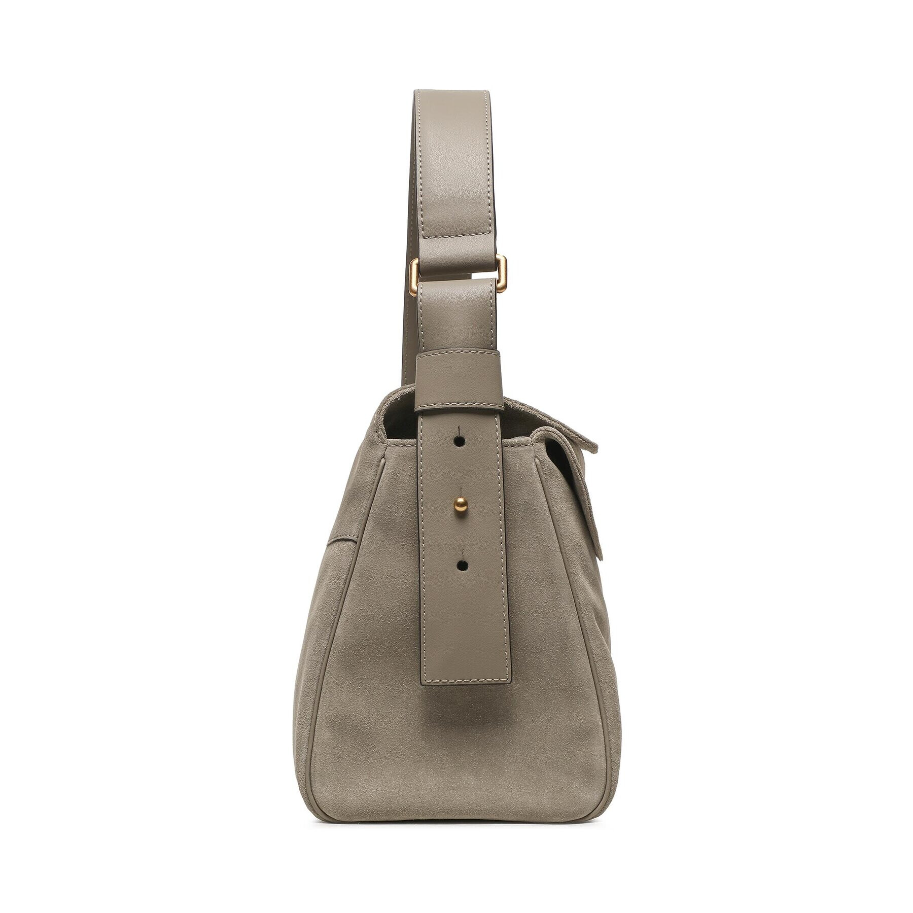 Pinko Kabelka Leaf Hobo Classic AI 23-24 PLTT 101442 A0F6 Šedá - Pepit.cz