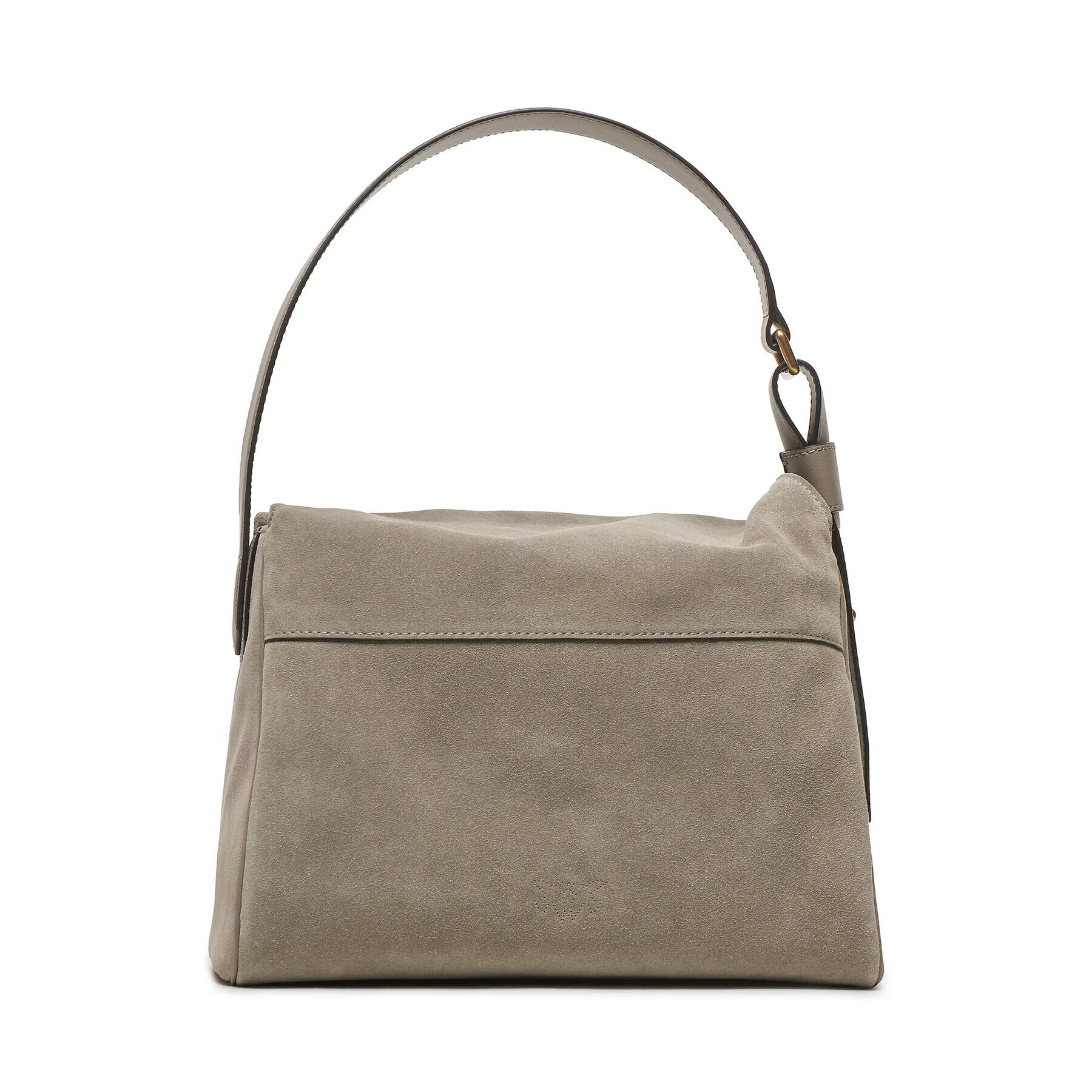 Pinko Kabelka Leaf Hobo Classic AI 23-24 PLTT 101442 A0F6 Šedá - Pepit.cz