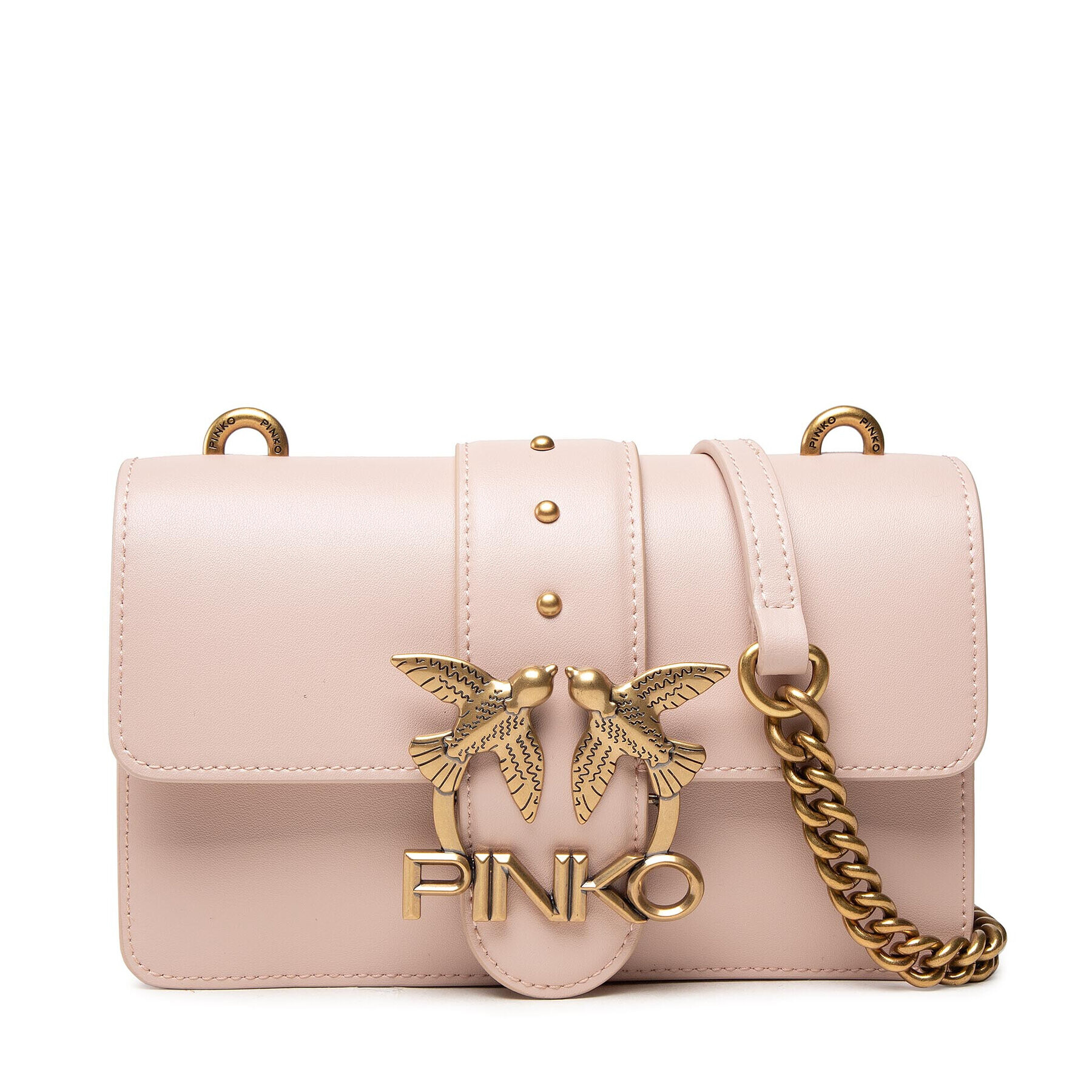 Pinko Kabelka Love Mini Icon Simply 11 Cl AI 20212 PLTT 1P22AF.Y6XT Růžová - Pepit.cz