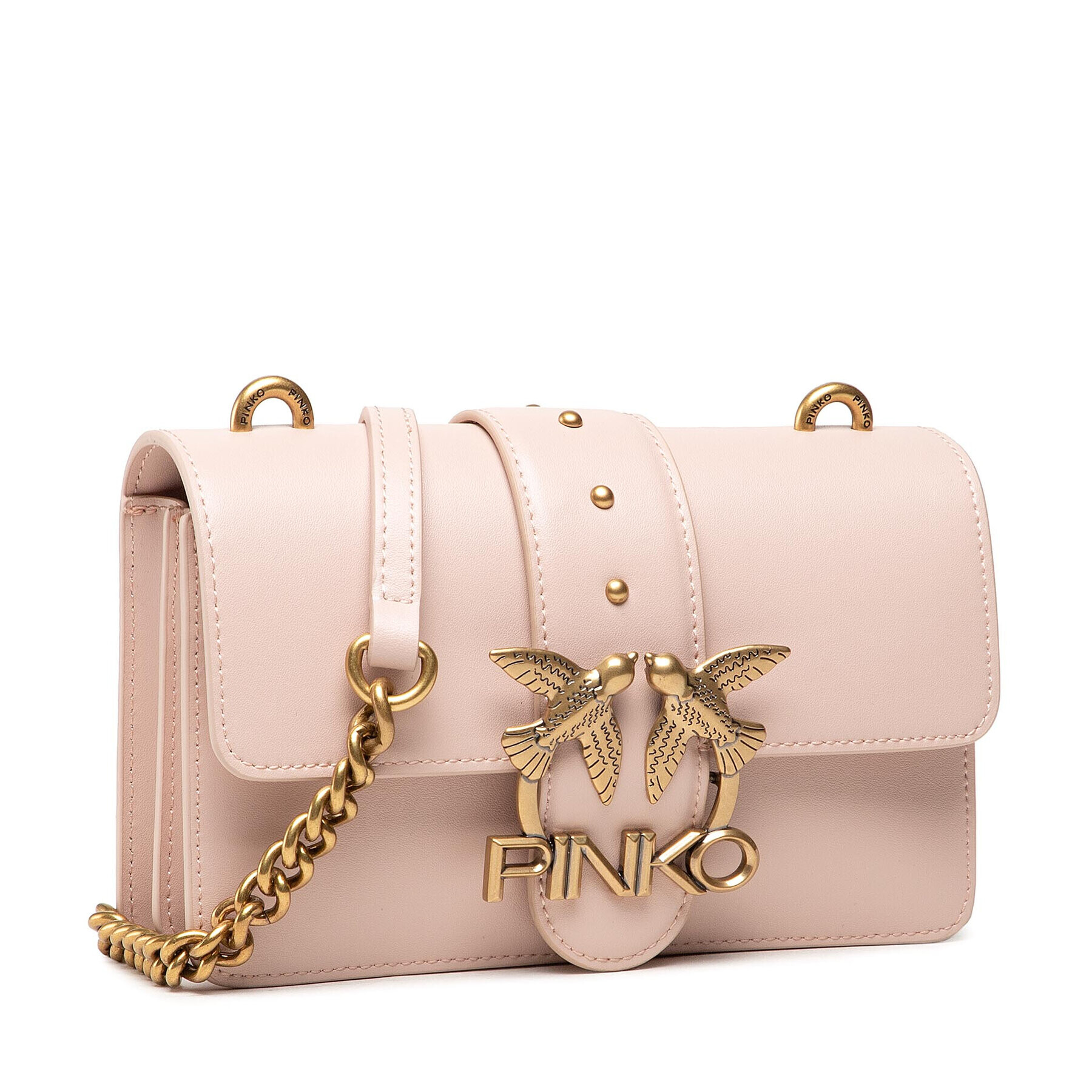 Pinko Kabelka Love Mini Icon Simply 11 Cl AI 20212 PLTT 1P22AF.Y6XT Růžová - Pepit.cz