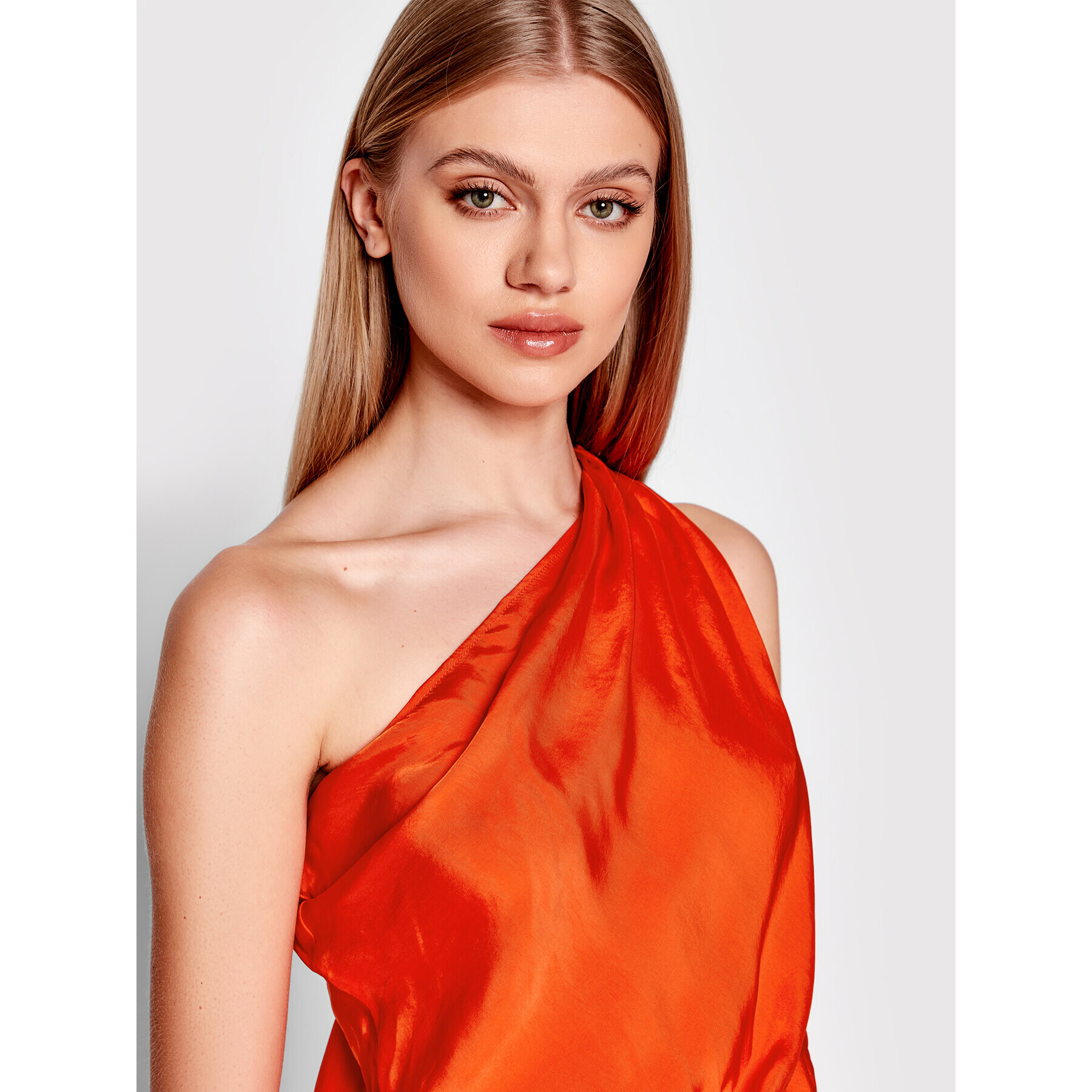 Pinko Letní šaty Agave 1Q10D4 6660 Oranžová Regular Fit - Pepit.cz