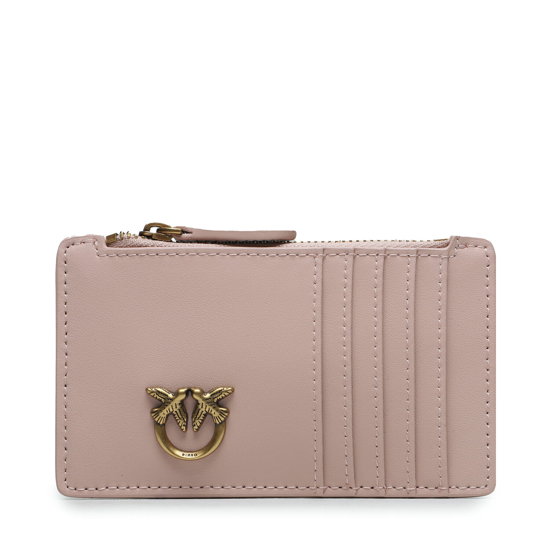 Pinko Pouzdro na kreditní karty Airone Cardholder AI 23-224 PCPL 100251 A0F1 Růžová - Pepit.cz