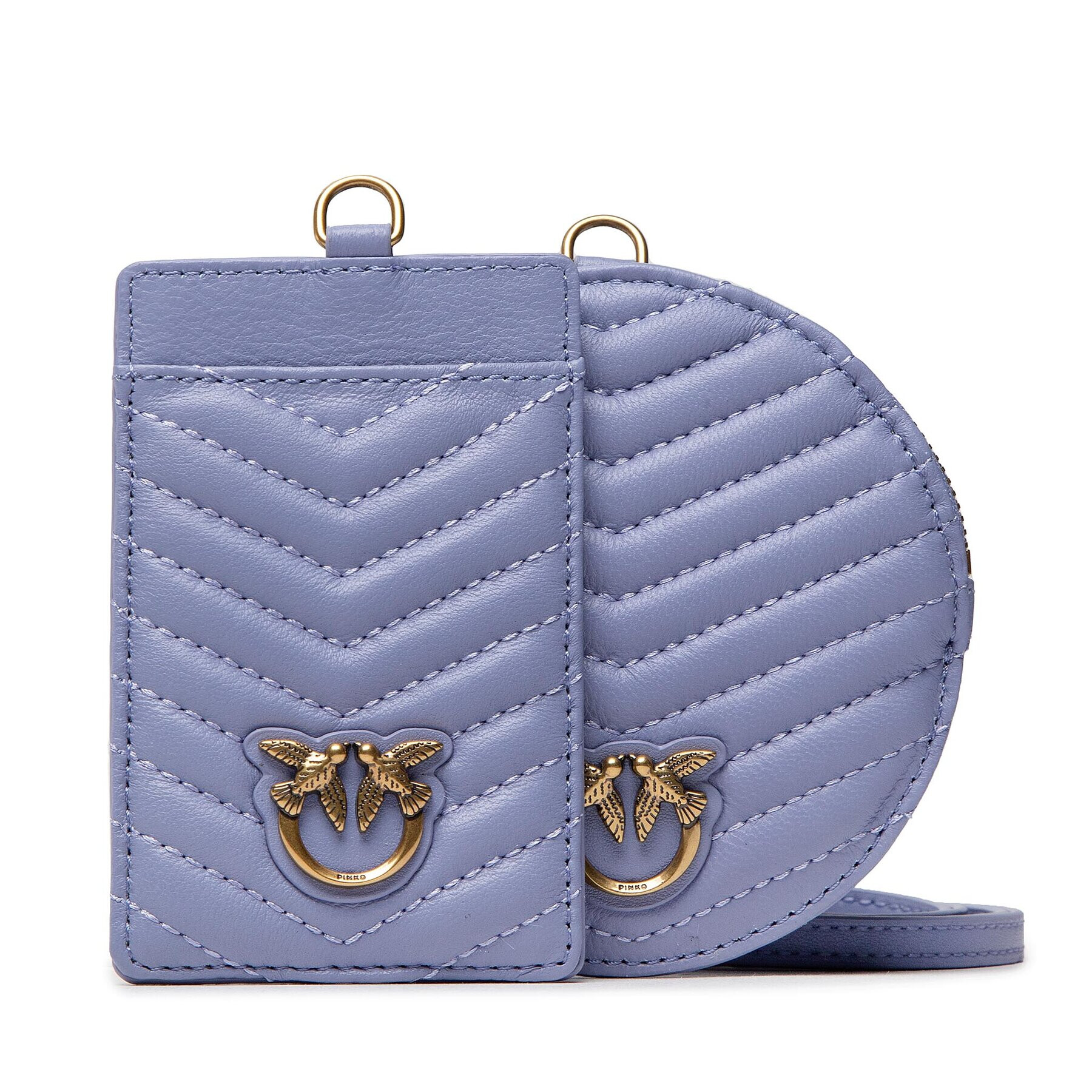 Pinko Sada Neckle Mini Bag Chevron Al 22-23 PLTT 1P22XS A03Z Fialová - Pepit.cz