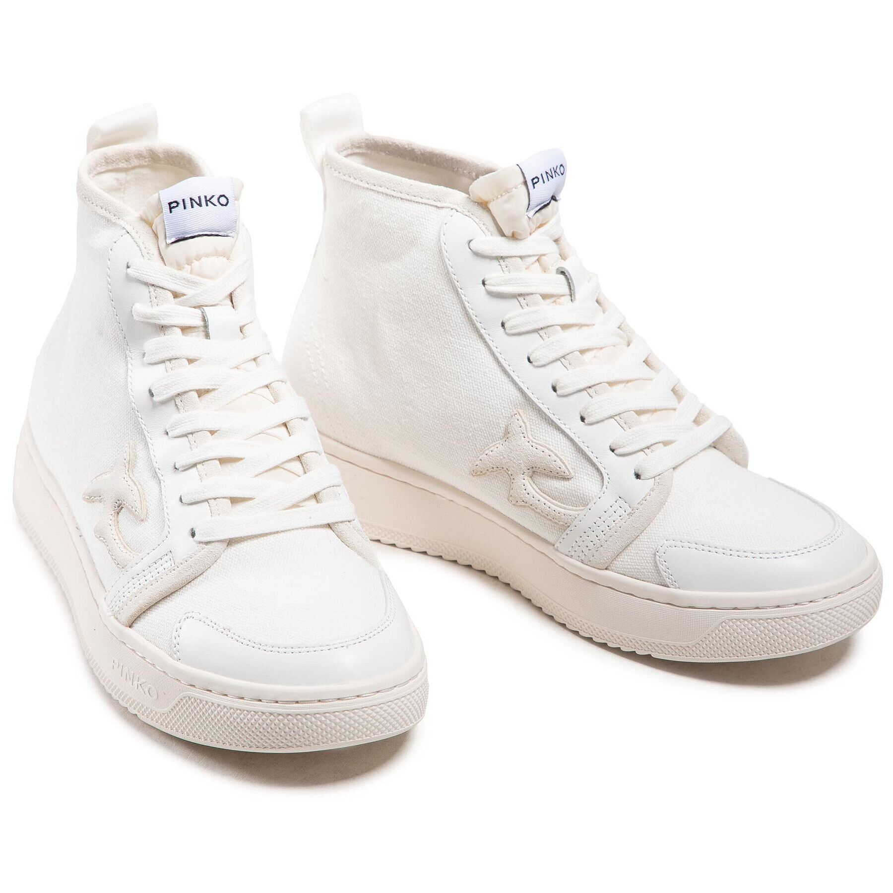 Pinko Sneakersy Liquirizia High PE 21 BLKS1 1H20V5 Y739 Bílá - Pepit.cz