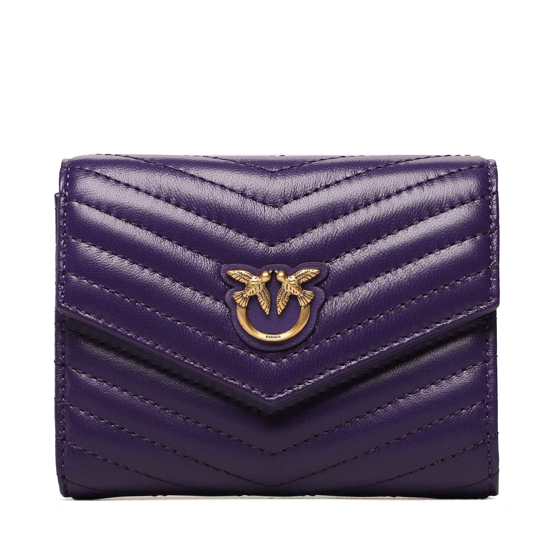 Pinko Velká dámská peněženka Compact Wallet M PE 23 PCPL 100881 A0GK Fialová - Pepit.cz