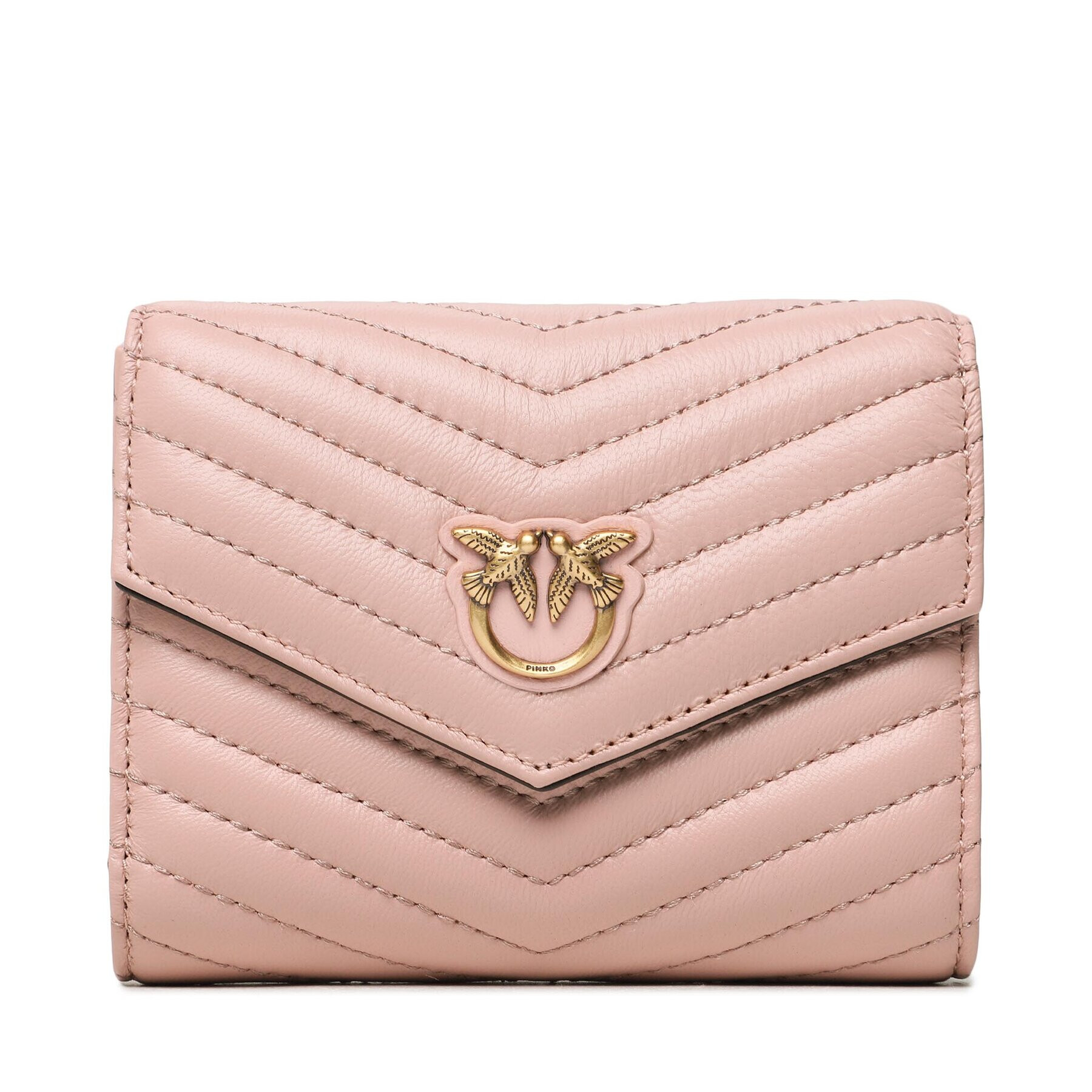 Pinko Velká dámská peněženka Compact Wallet M PE 23 PCPL 100881 A0GK Růžová - Pepit.cz