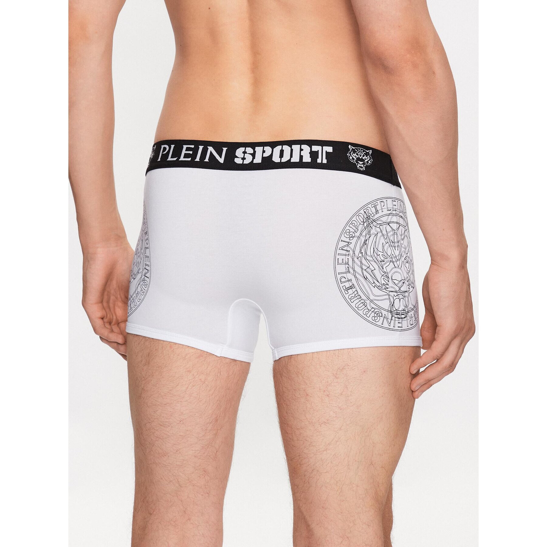 Plein Sport Boxerky PACC MUY0379 STE003N Bílá - Pepit.cz