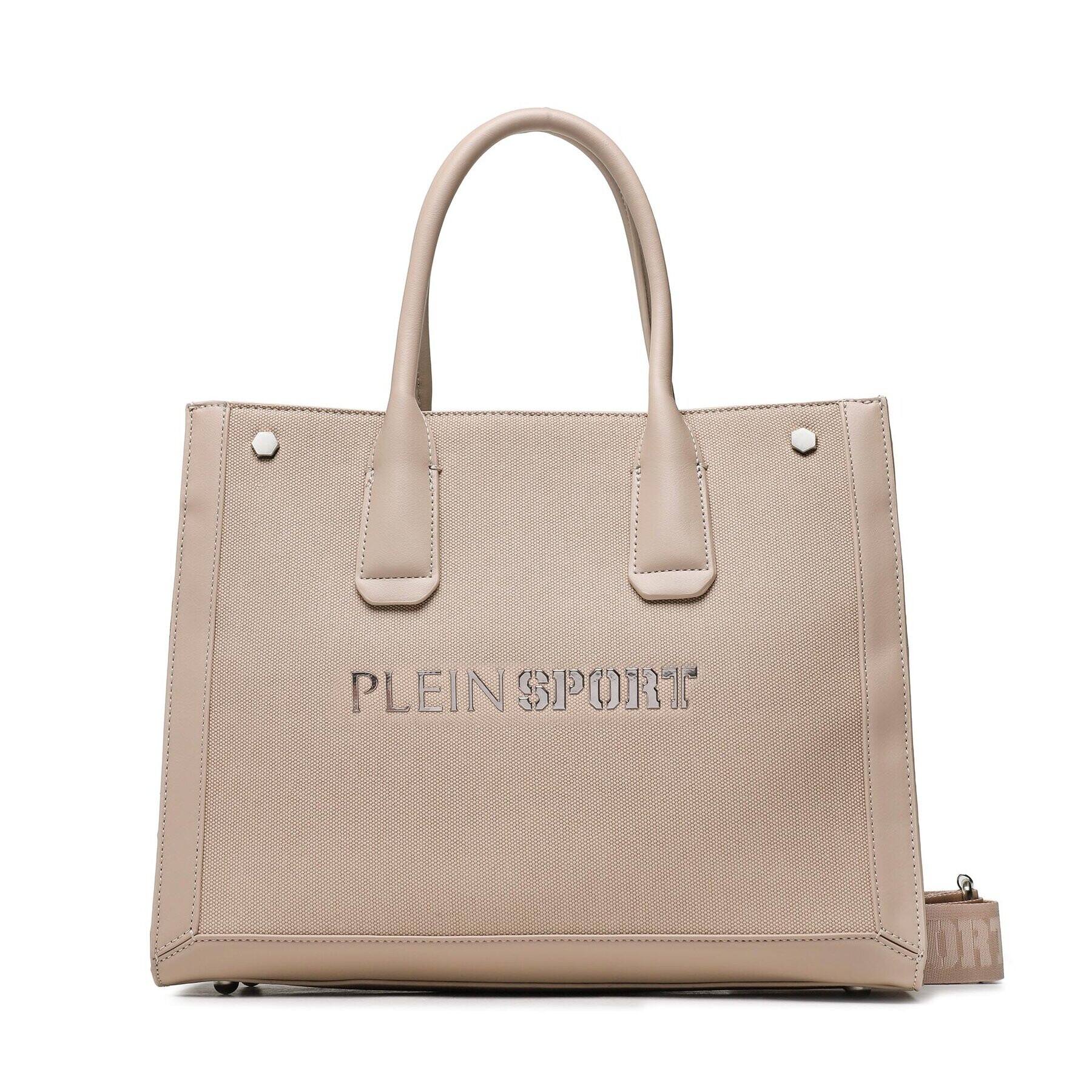 Plein Sport Kabelka Medium Tote Causeway 2110066 Béžová - Pepit.cz