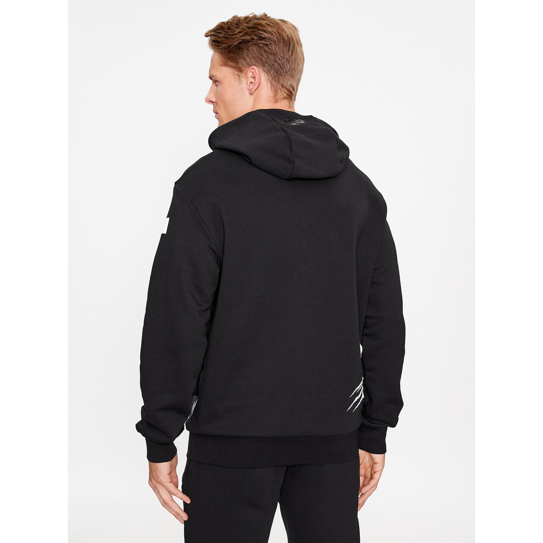 Plein Sport Mikina Hoodie Sweatshirt AACC MJB3102 SJO001N Černá Regular Fit - Pepit.cz