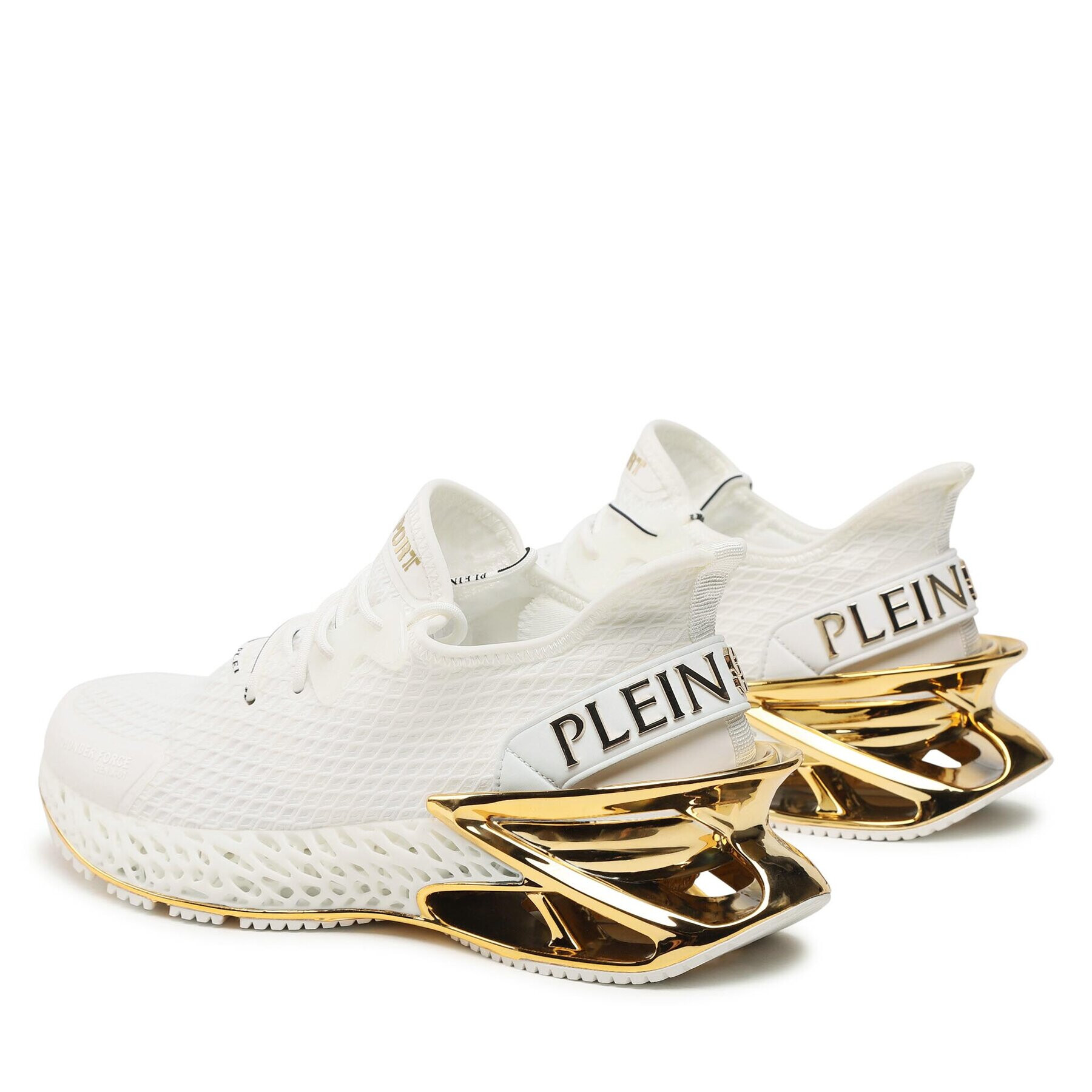 Plein Sport Sneakersy The Scratch FABS USC0335 PTE003N Bílá - Pepit.cz