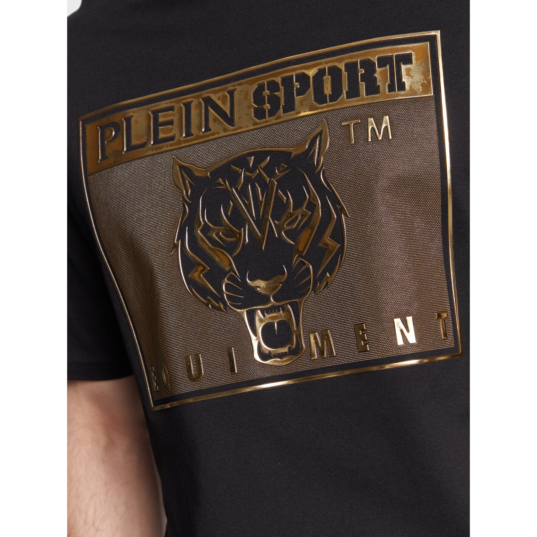 Plein Sport T-Shirt Statement FABC MTK5729 PJY002N Černá Regular Fit - Pepit.cz