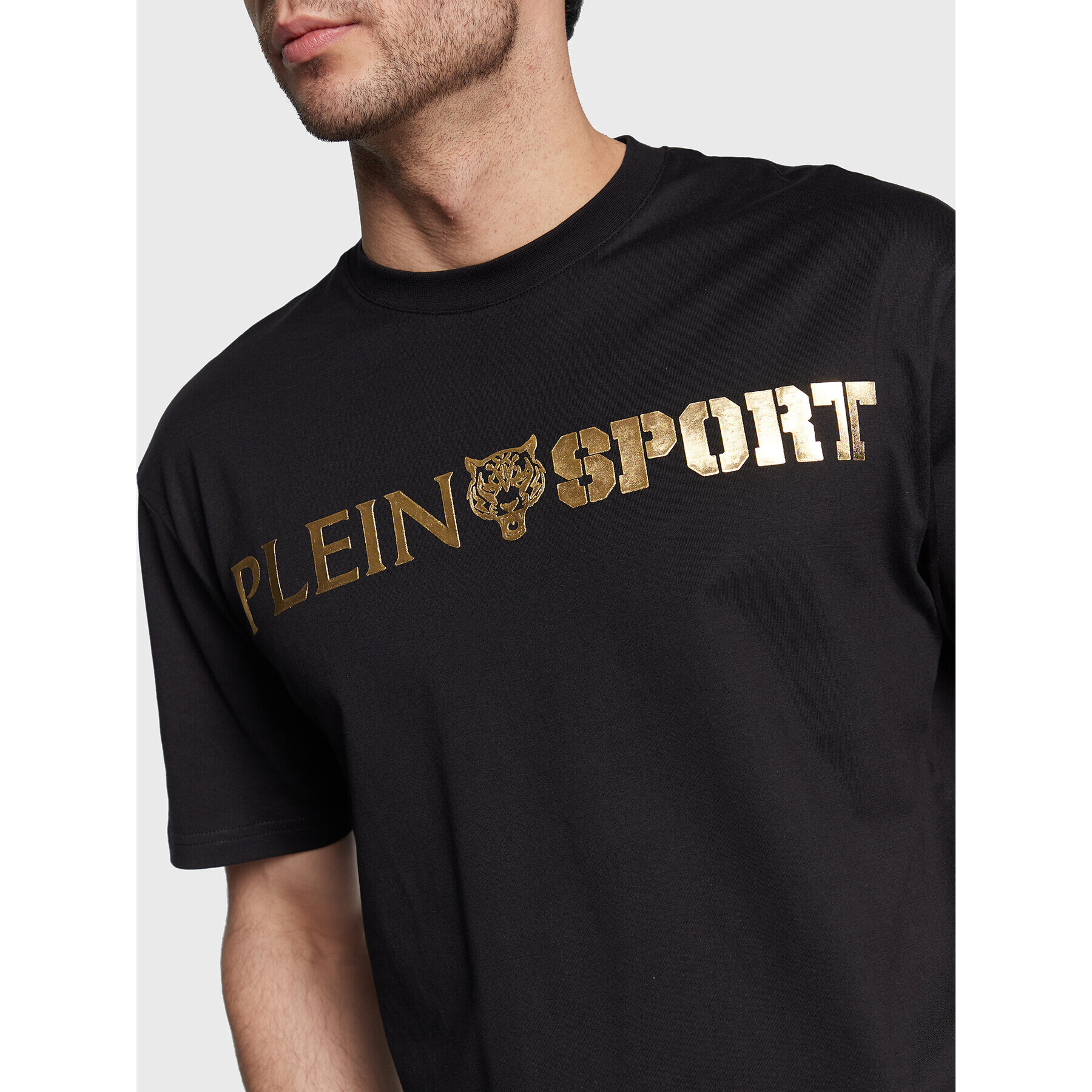 Plein Sport T-Shirt Statement FABC MTK5741 PJY002N Černá Regular Fit - Pepit.cz