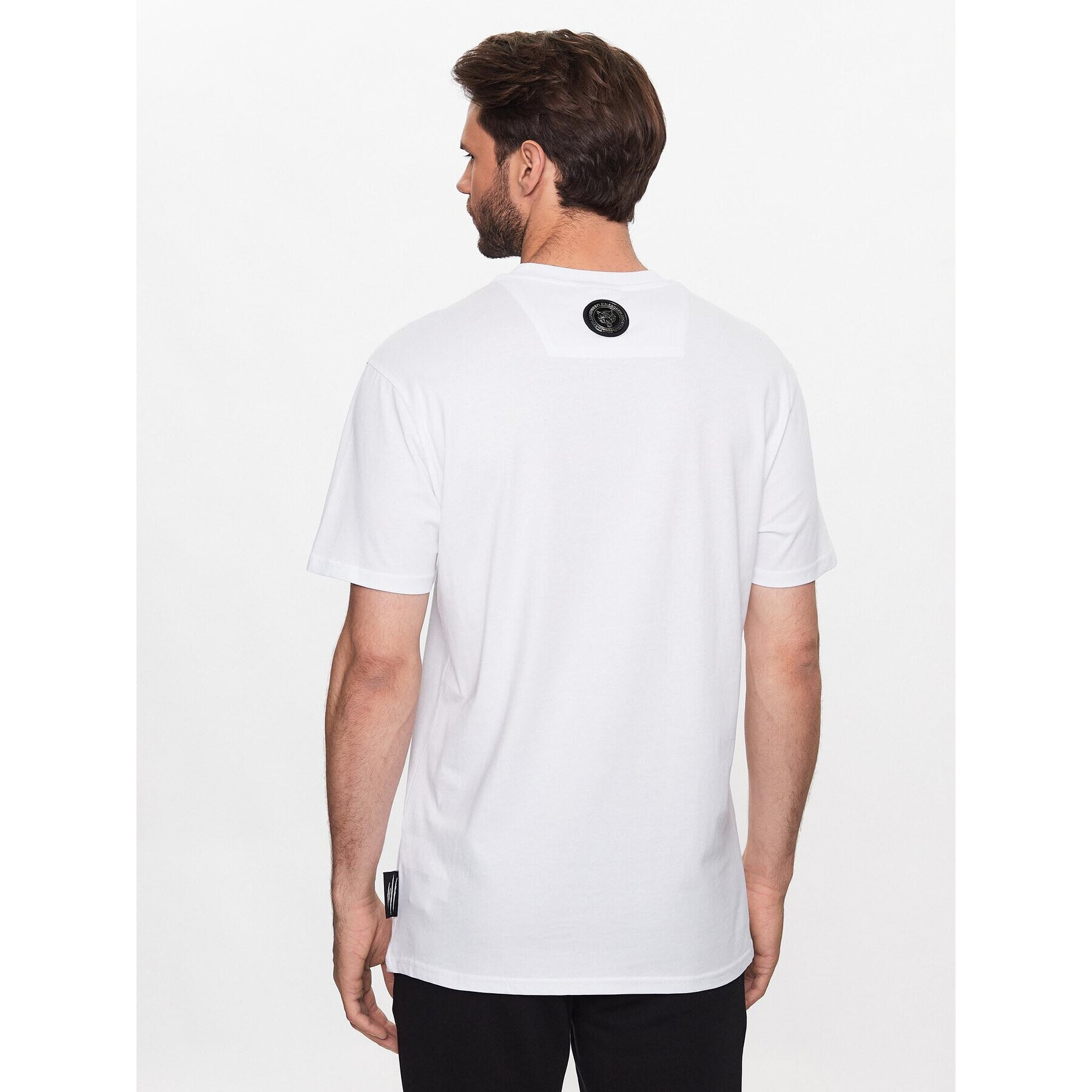 Plein Sport T-Shirt Tiger PACC MTK6328 SJY001N Bílá Regular Fit - Pepit.cz