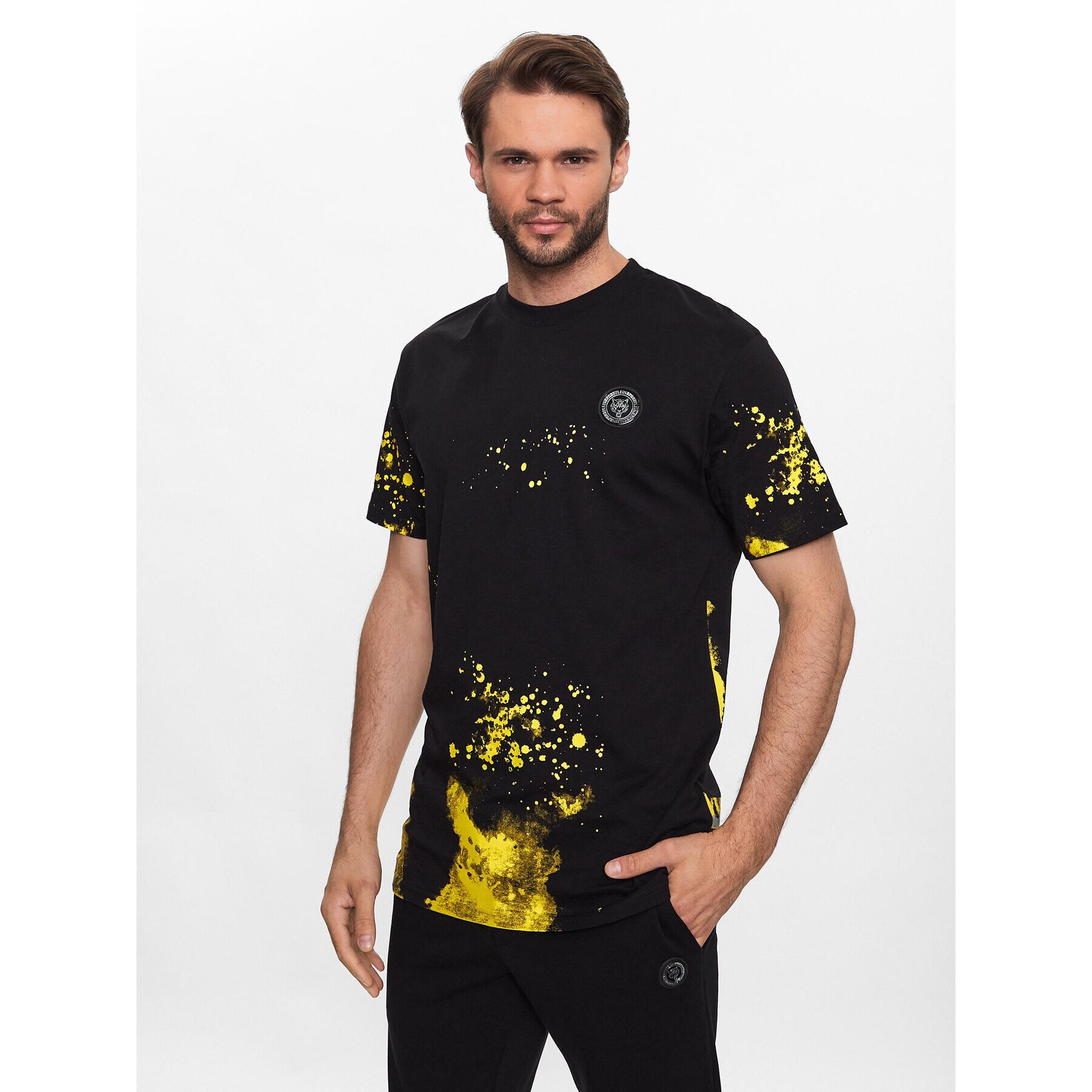 Plein Sport T-Shirt Tiger SACC MTK6083 SJY001N Černá Regular Fit - Pepit.cz