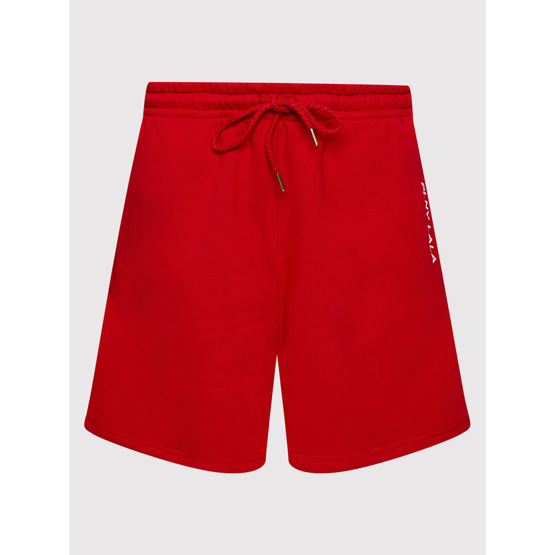 PLNY LALA Sportovní kraťasy Shorty PL-SI-SH-00006 Červená Loose Fit - Pepit.cz